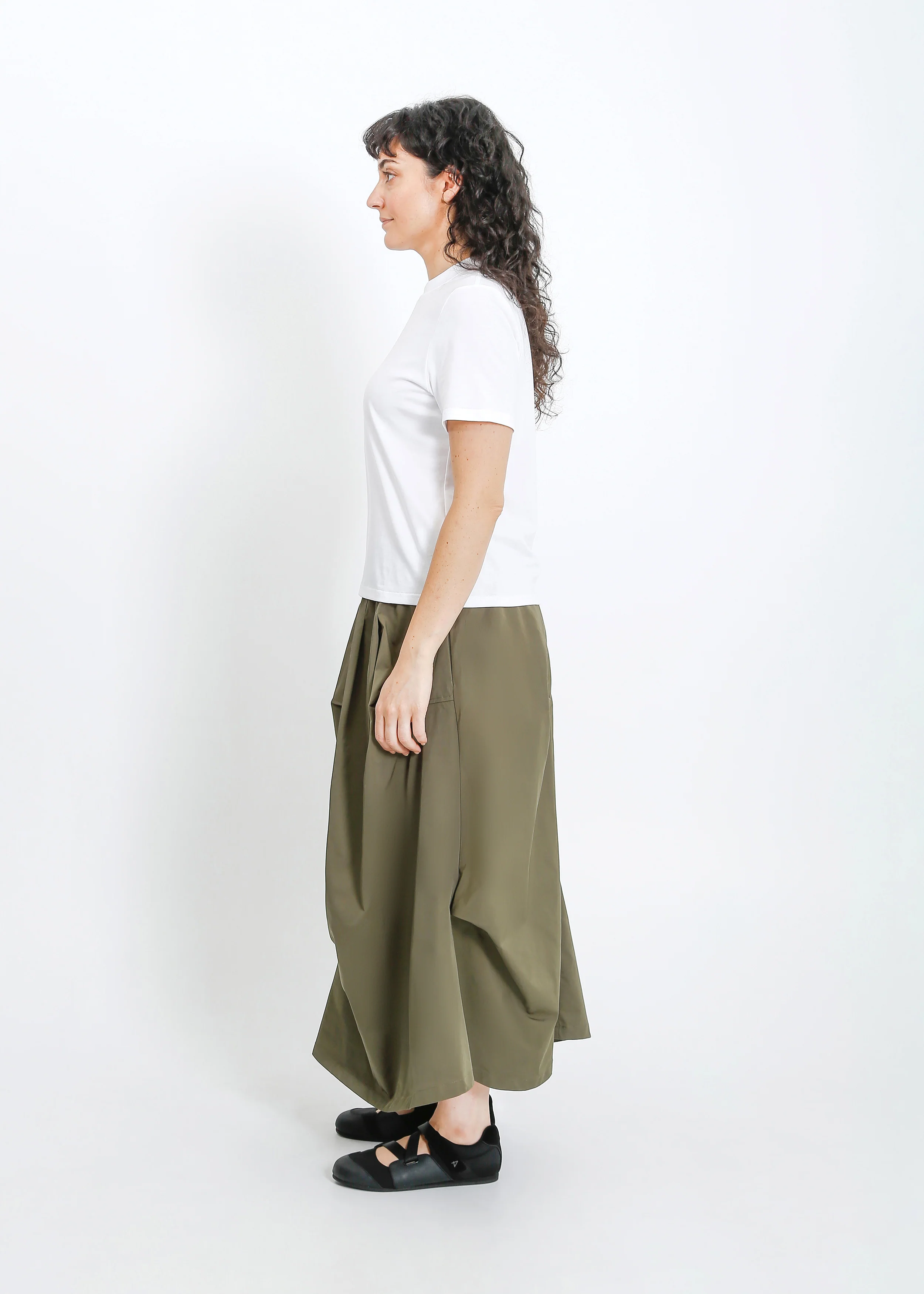 Nora Skirt / Khaki - Image 8