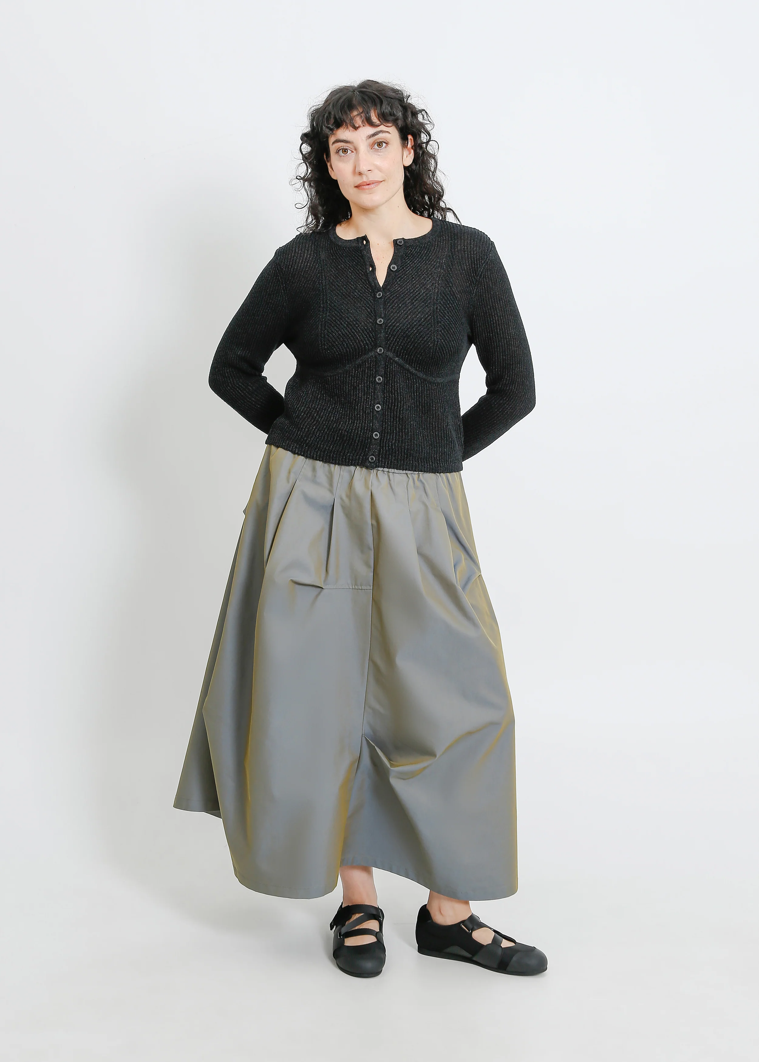 Otis Knit Cardi / Black - Image 10