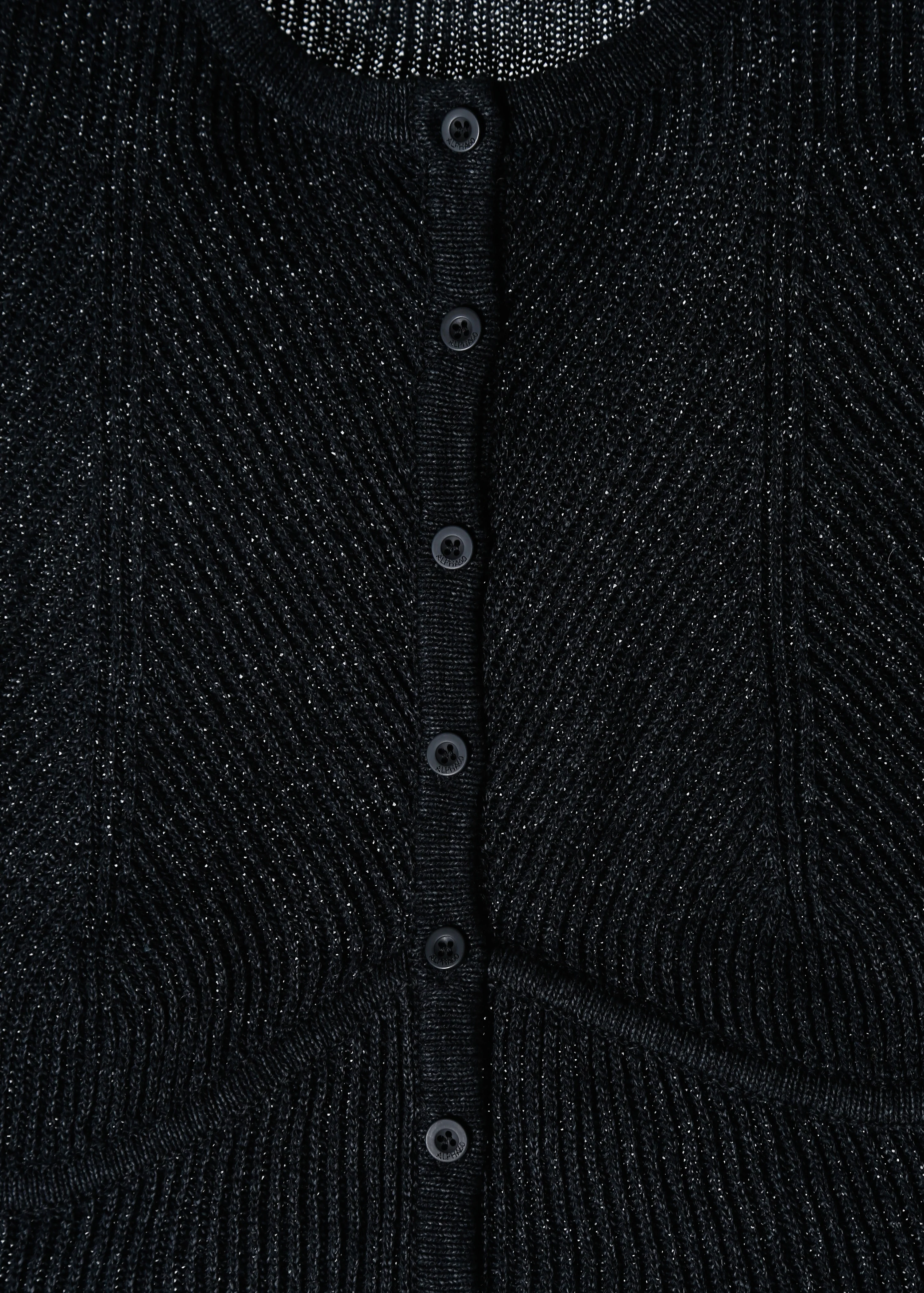 Otis Knit Cardi / Black - Image 11