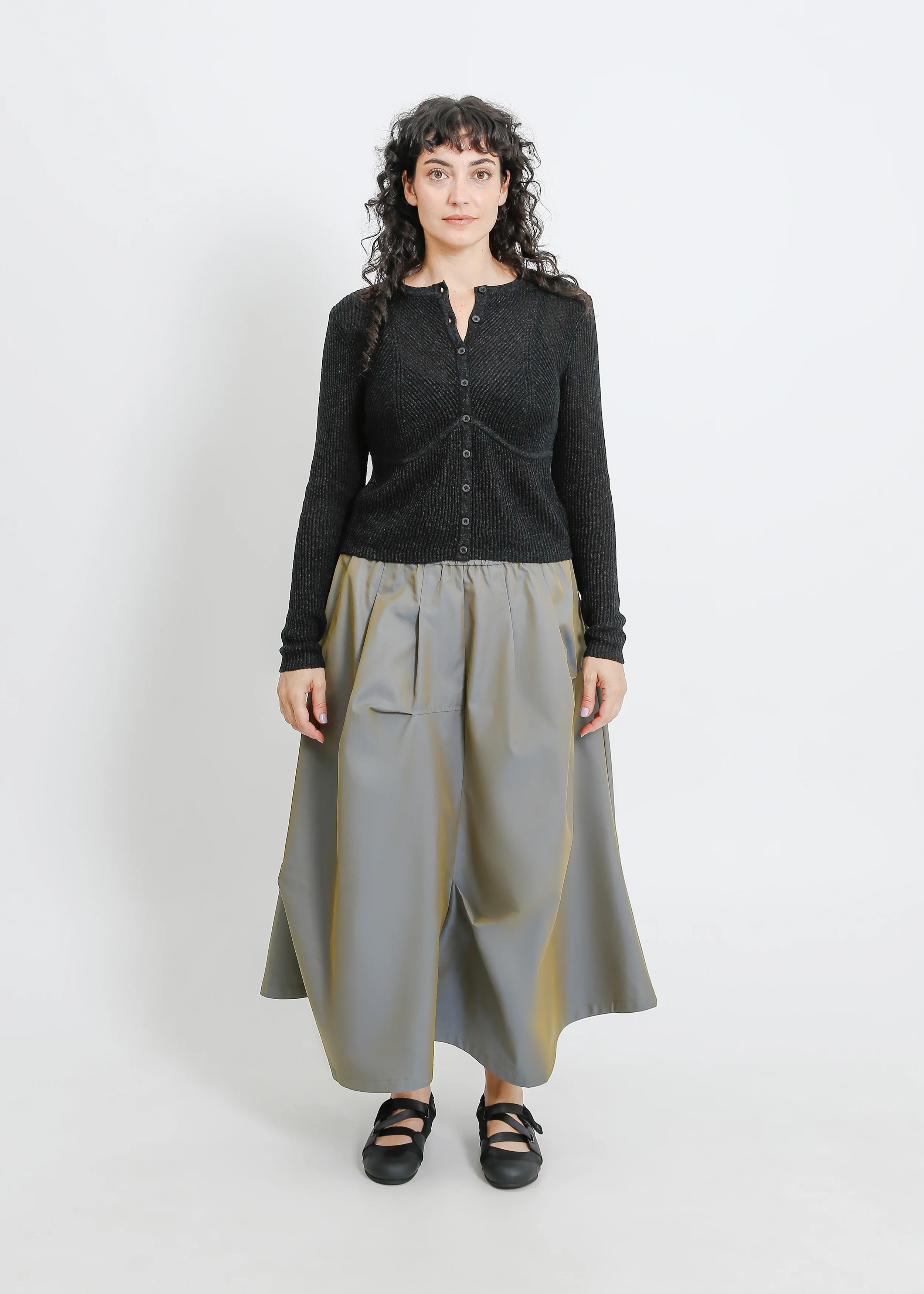 Otis Knit Cardi / Black - Image 6