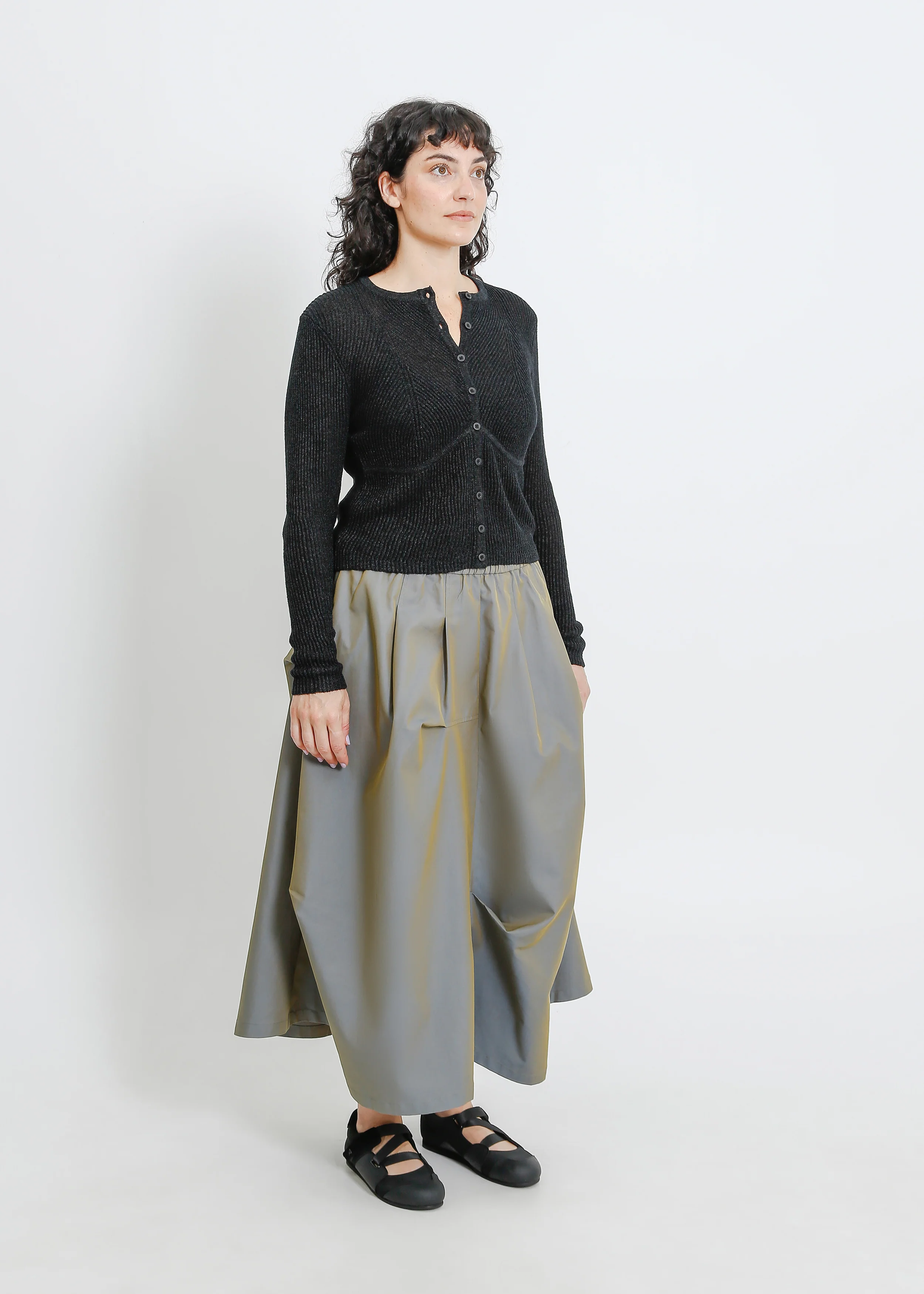 Otis Knit Cardi / Black - Image 7