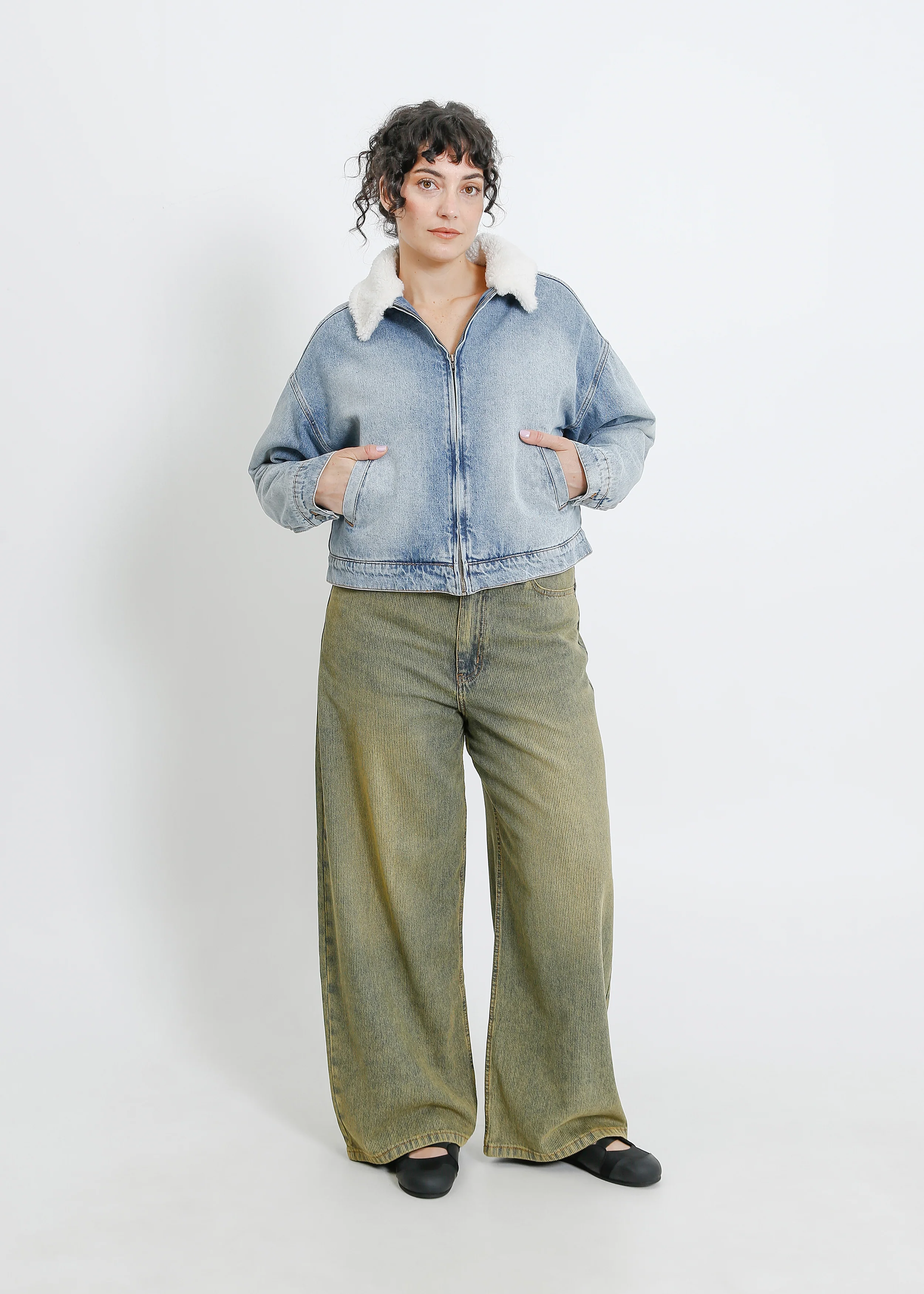 Pip Denim Jacket / Light Indigo - Image 10
