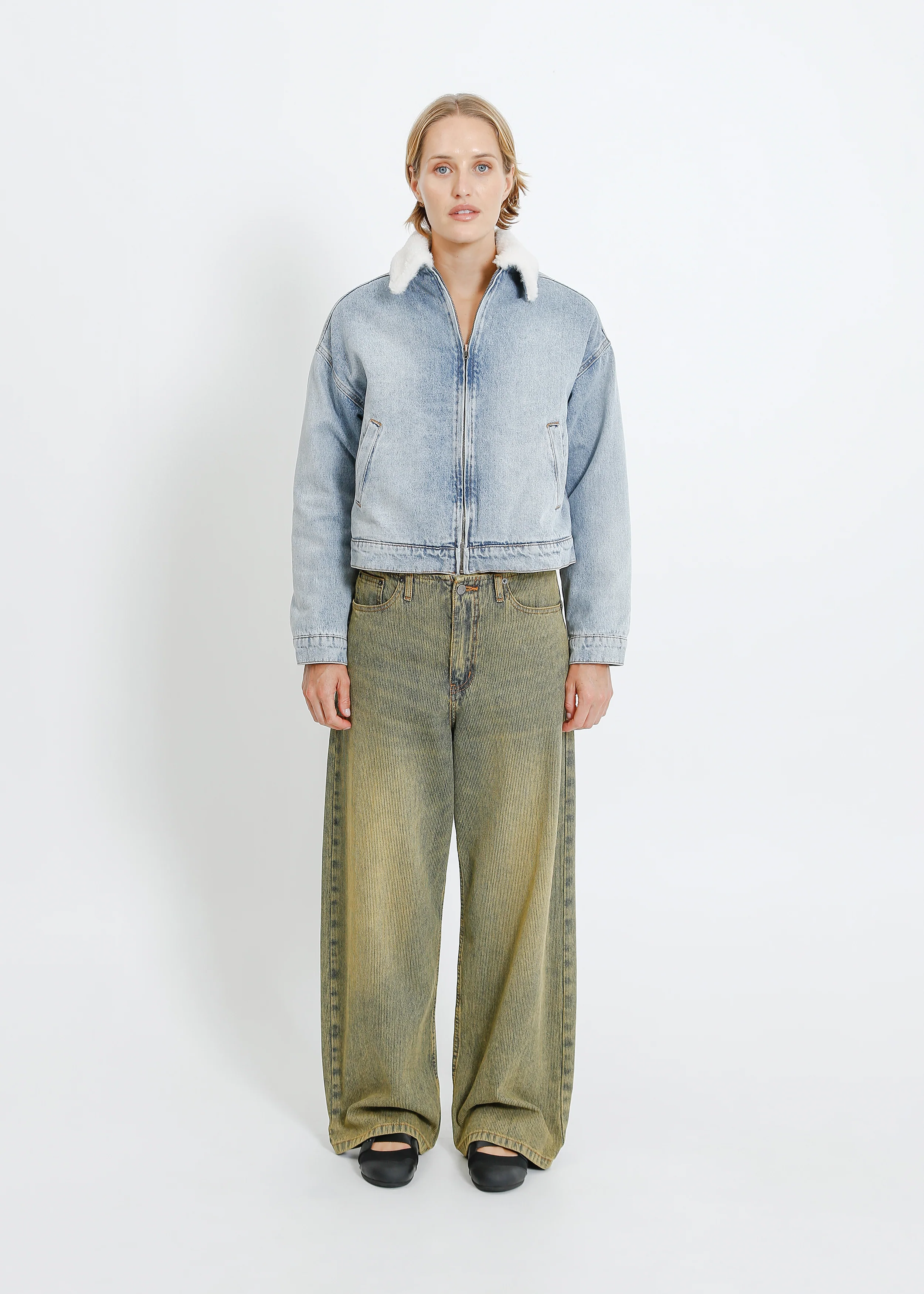 Pip Denim Jacket / Light Indigo - Image 5