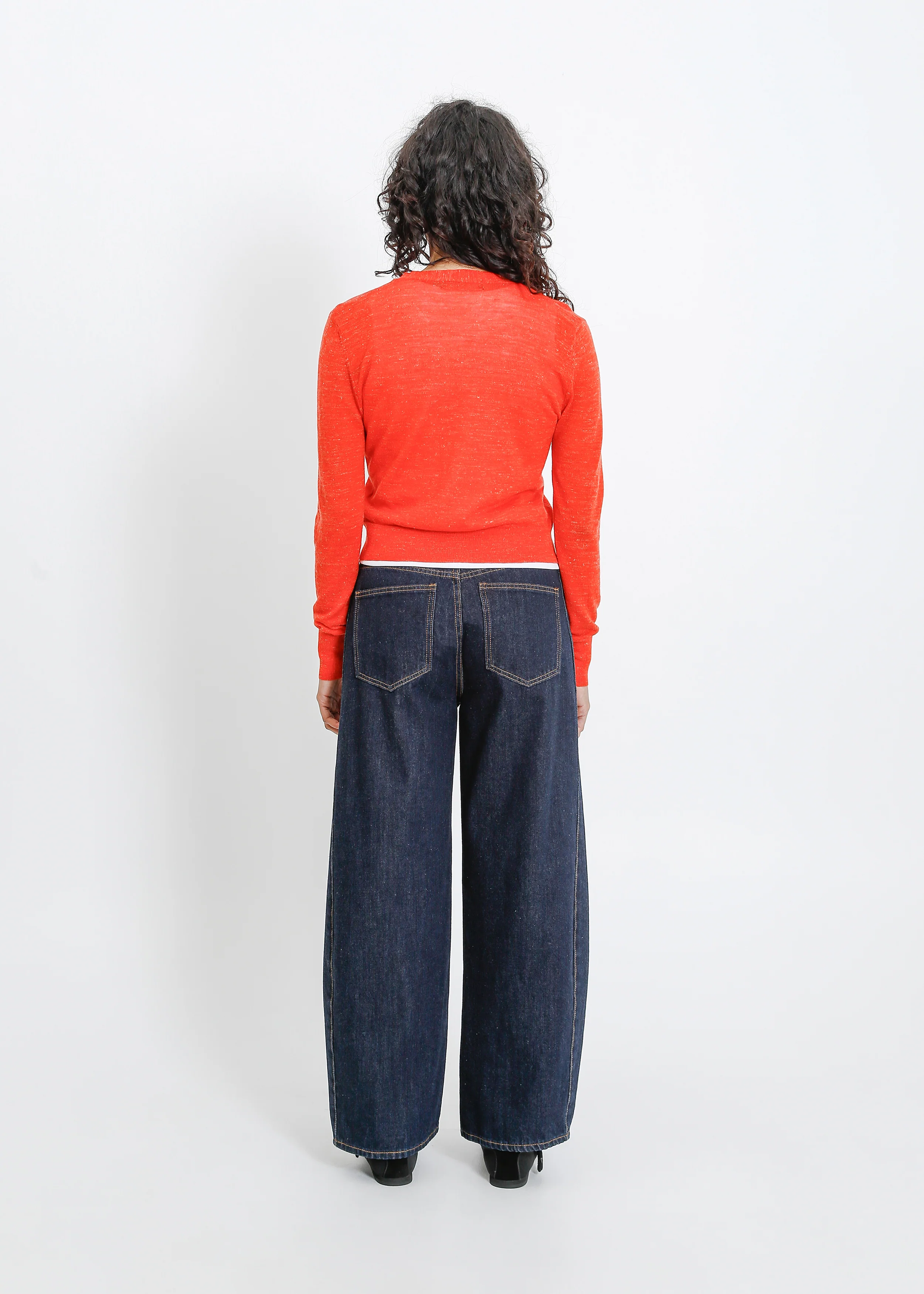 Rafi Knit Cardi / Flame Marle - Image 4