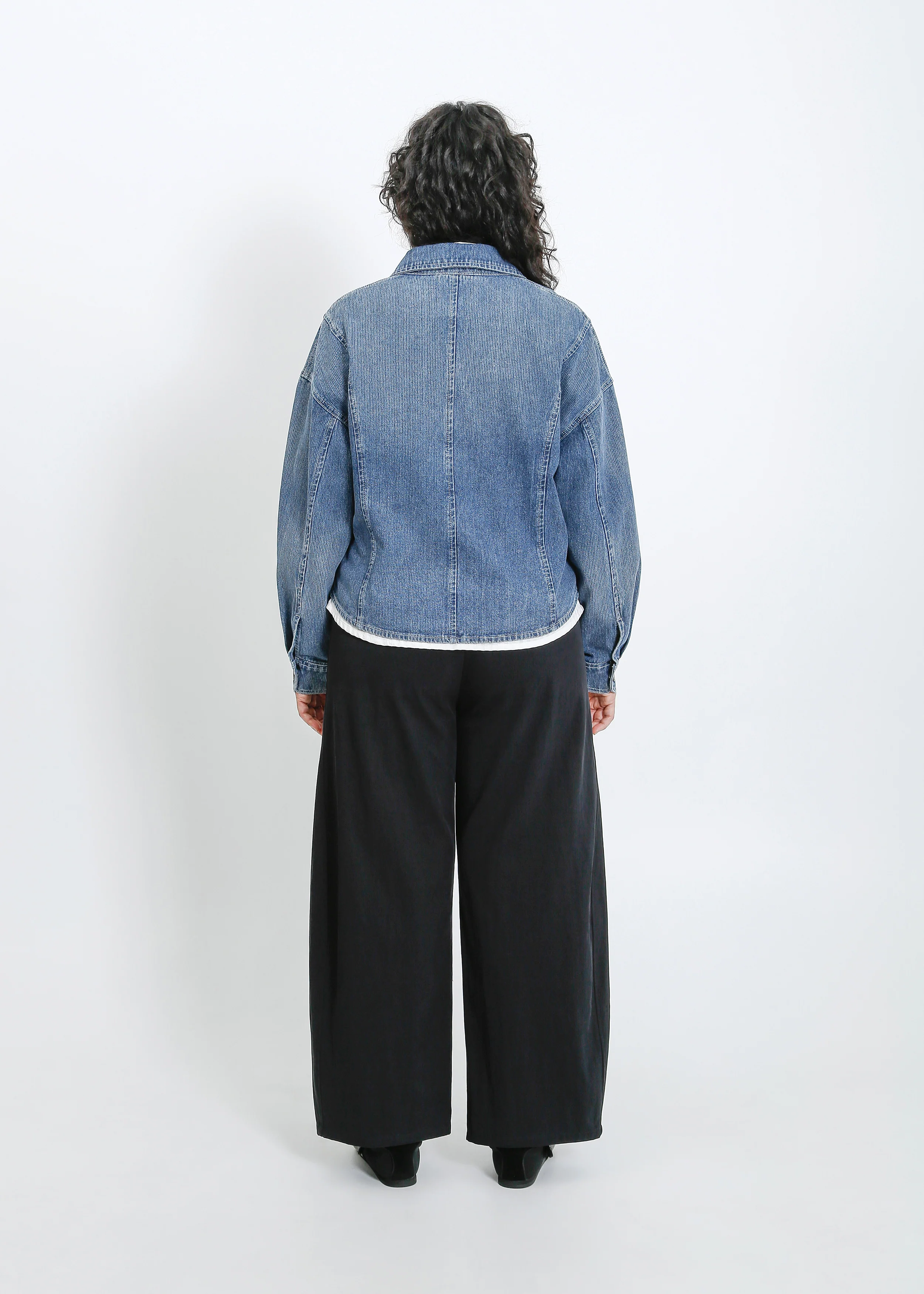 Ramona Denim Shirt / Medium Indigo - Image 10
