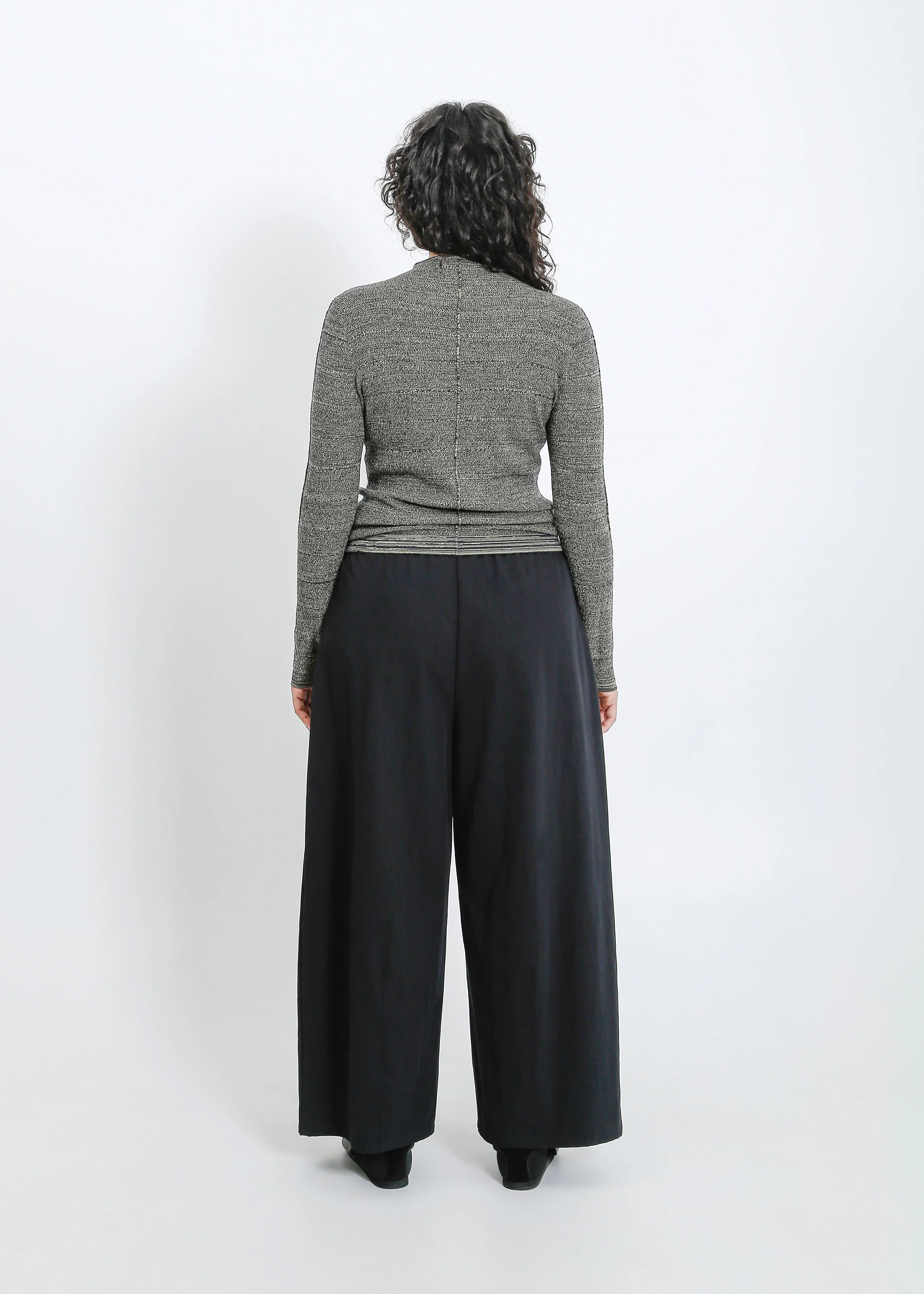 Sana Knit Top / Moss-Navy - Image 9