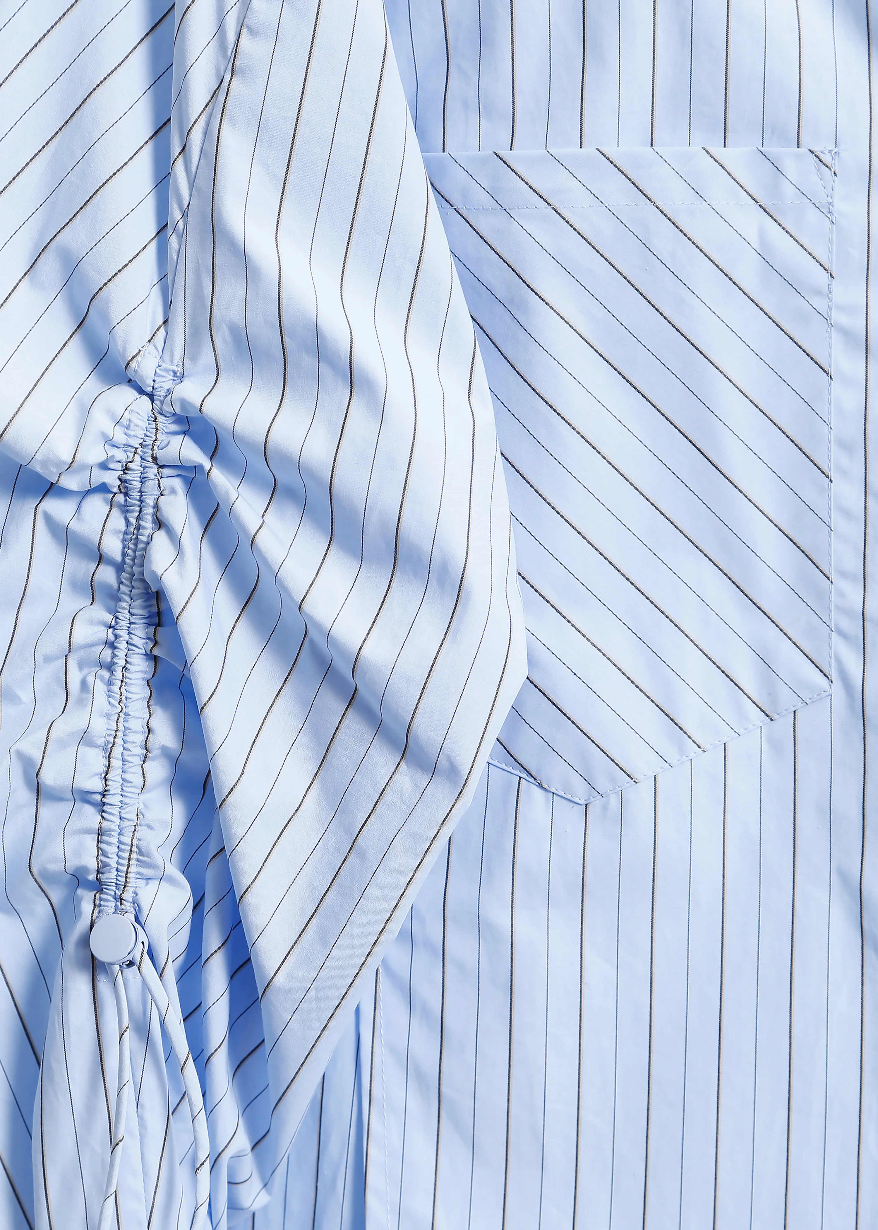 Satine Shirt / Blue-Beige - Image 13