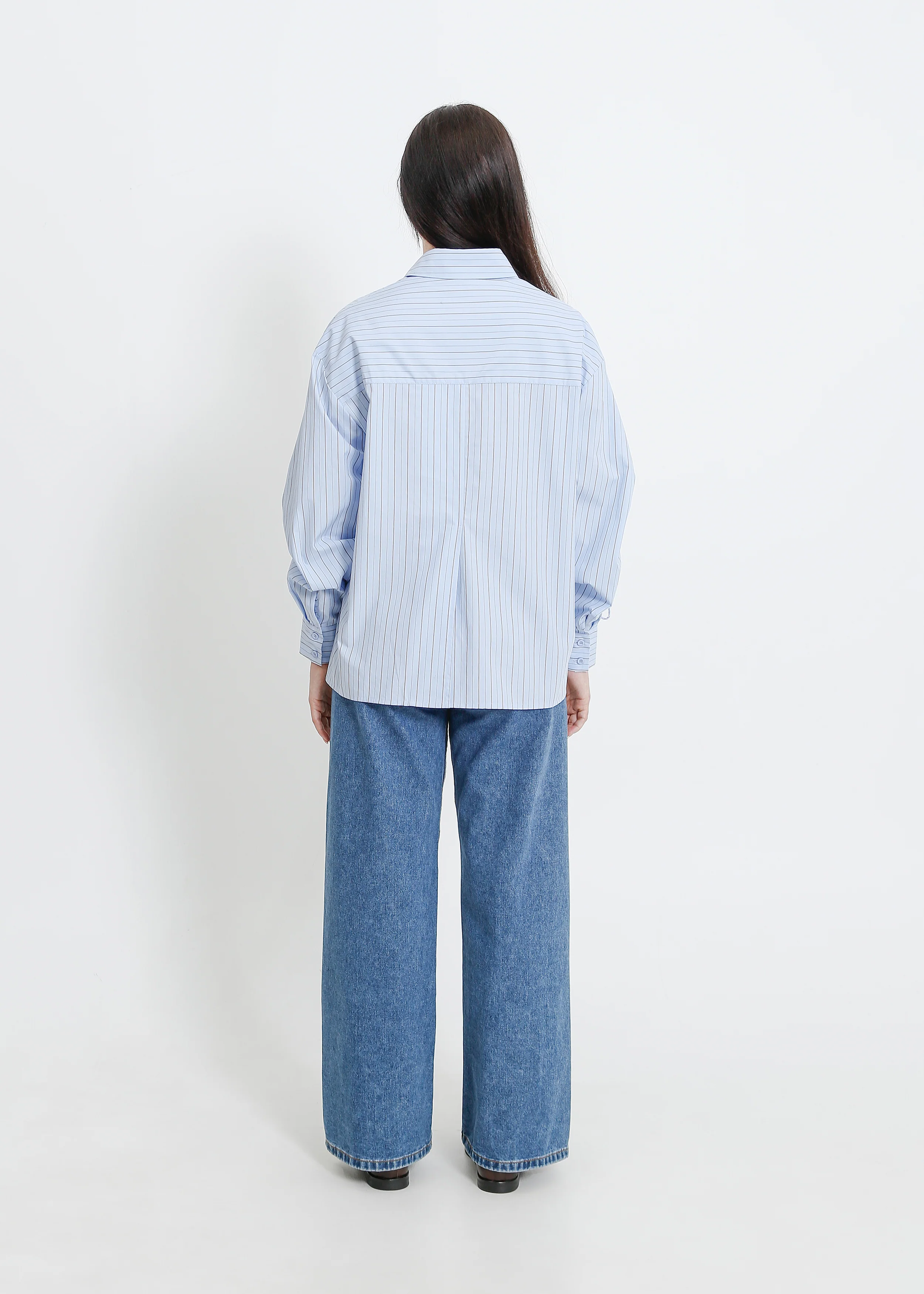 Satine Shirt / Blue-Beige - Image 4