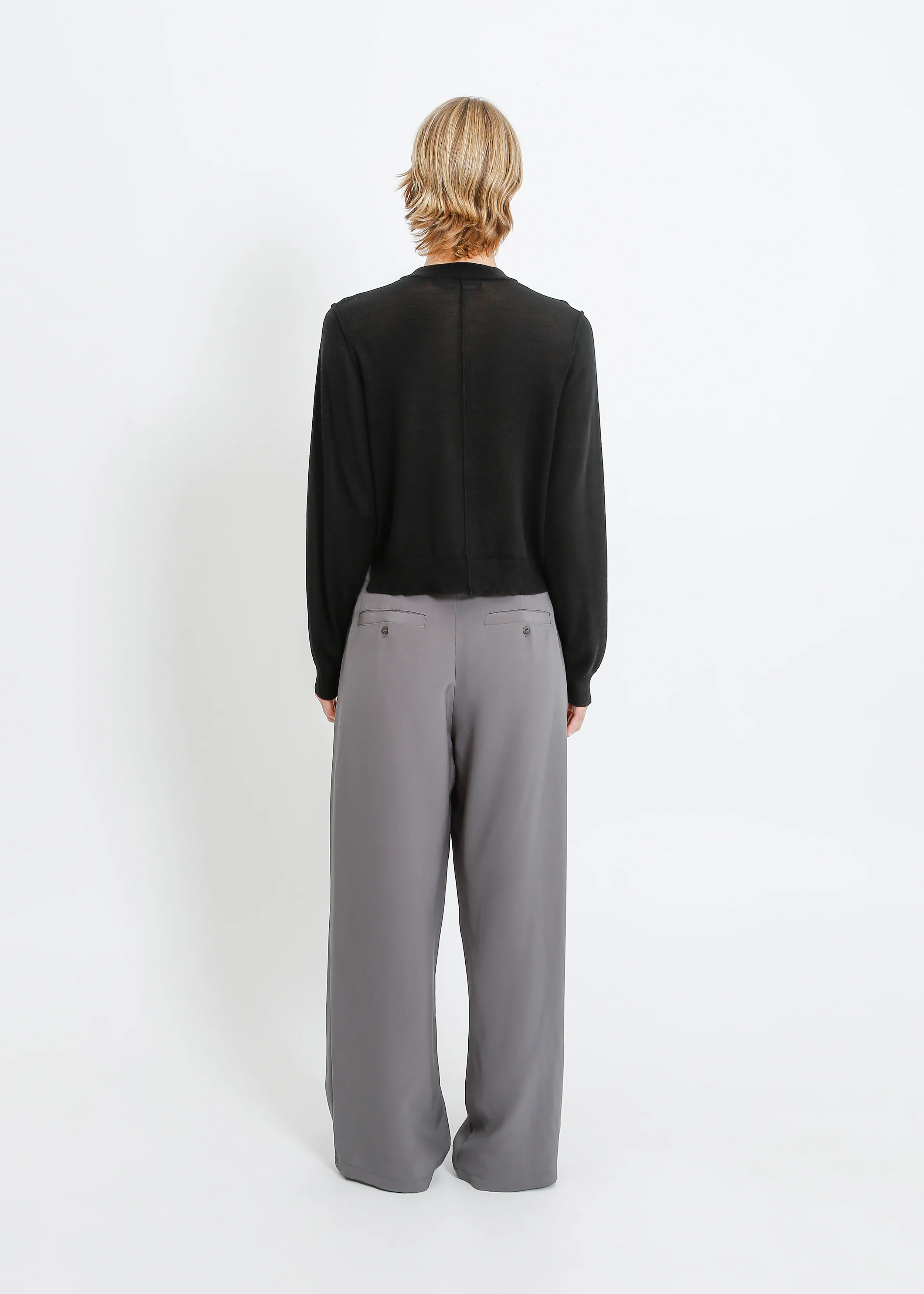 Seamus Knit Cardi / Black - Image 4