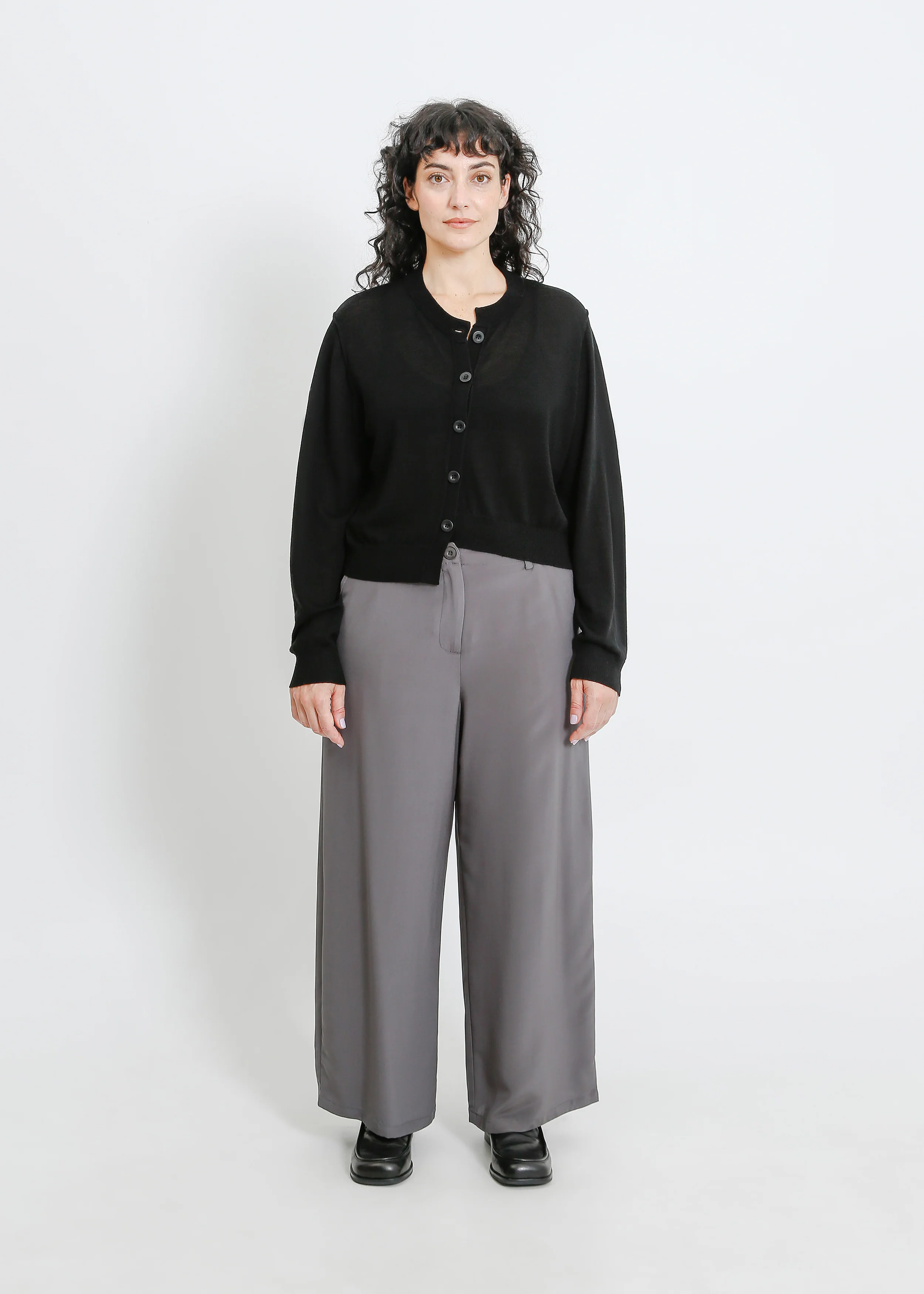 Seamus Knit Cardi / Black - Image 6