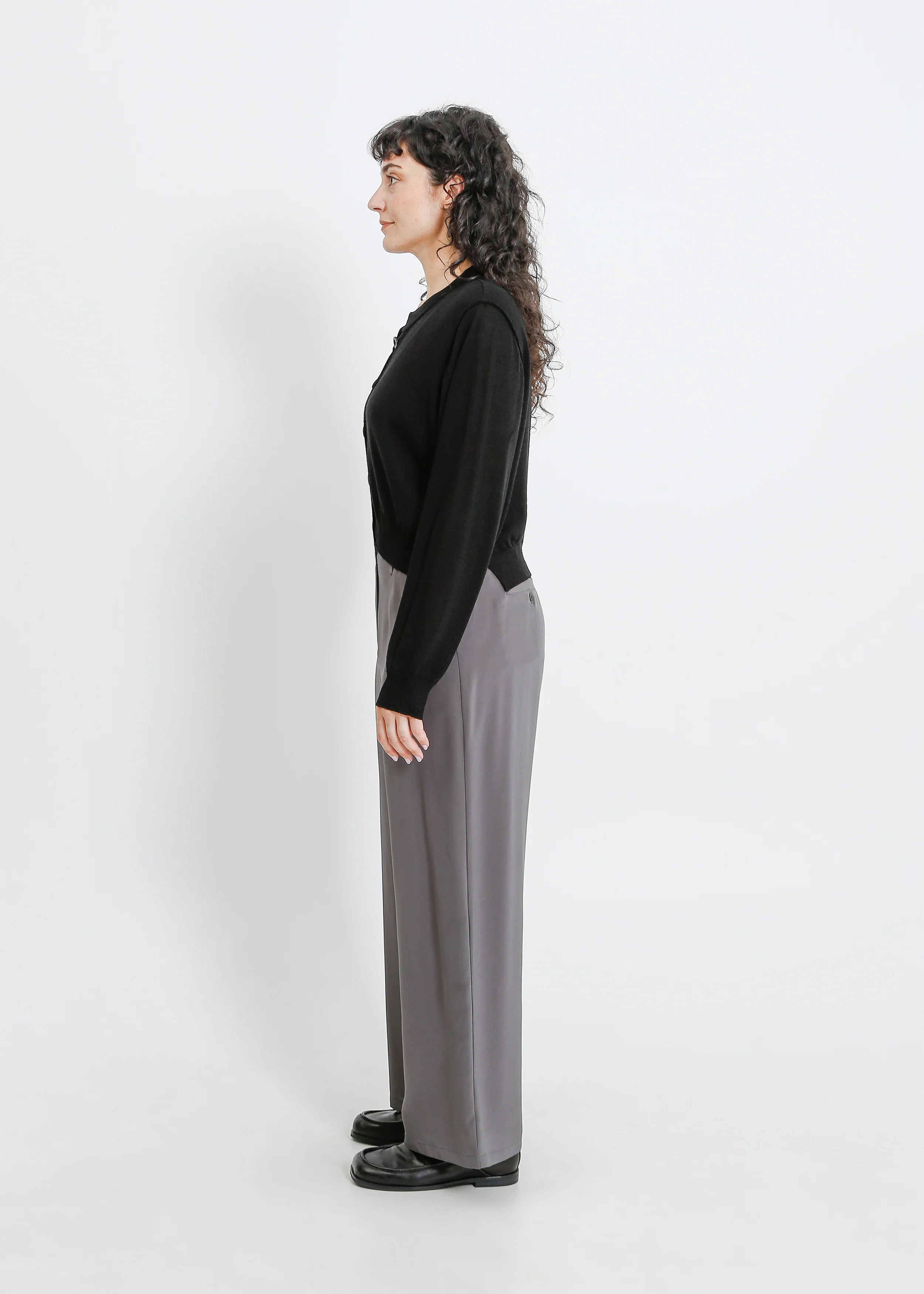 Seamus Knit Cardi / Black - Image 8