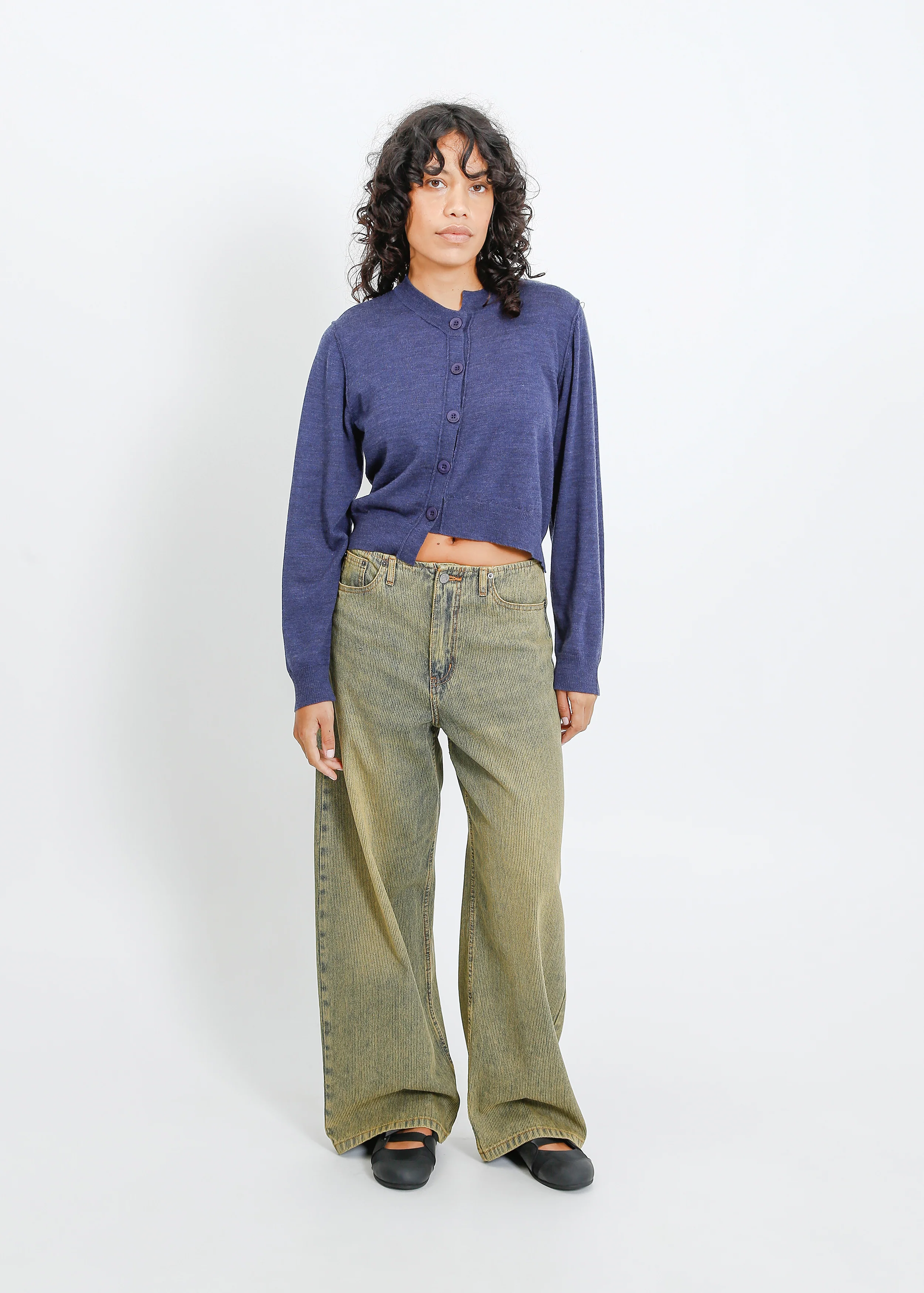 Seamus Knit Cardi / Steelblue Marle - Image 5