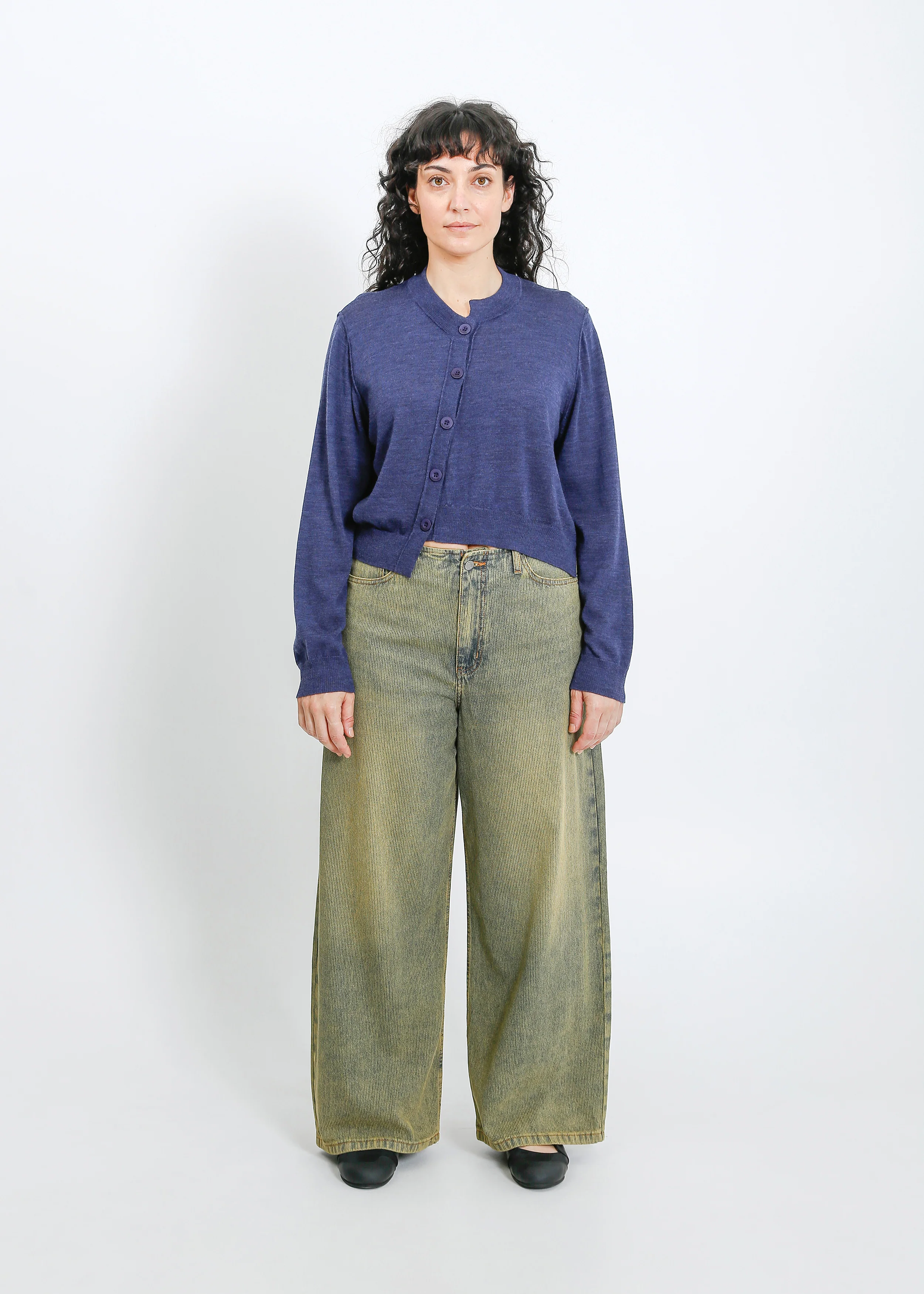 Seamus Knit Cardi / Steelblue Marle - Image 6