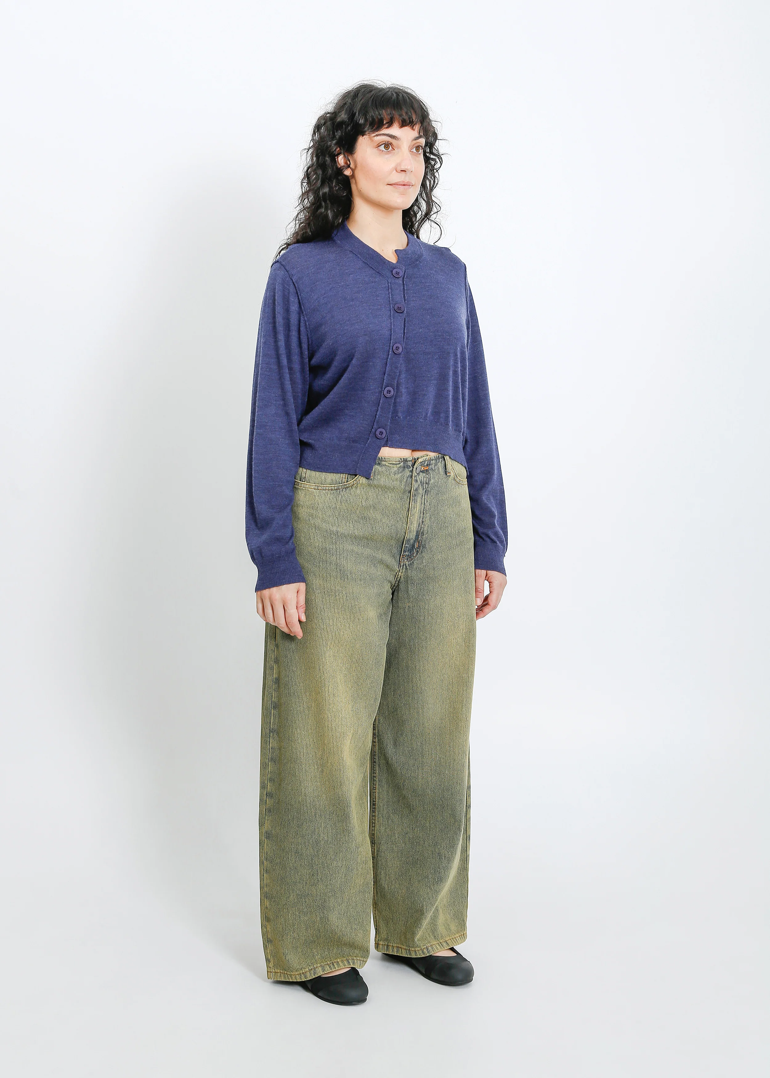 Seamus Knit Cardi / Steelblue Marle - Image 7