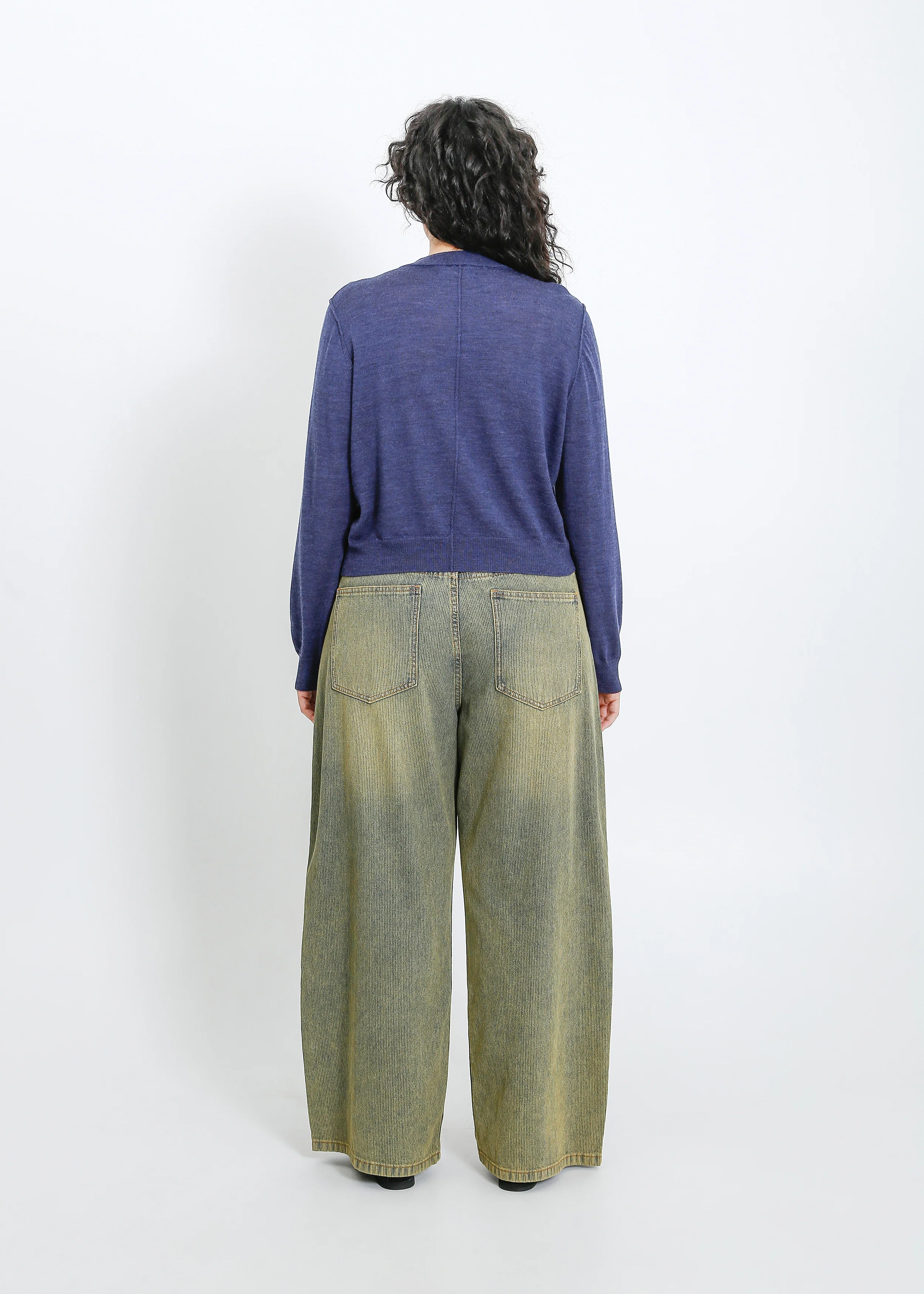 Seamus Knit Cardi / Steelblue Marle - Image 9