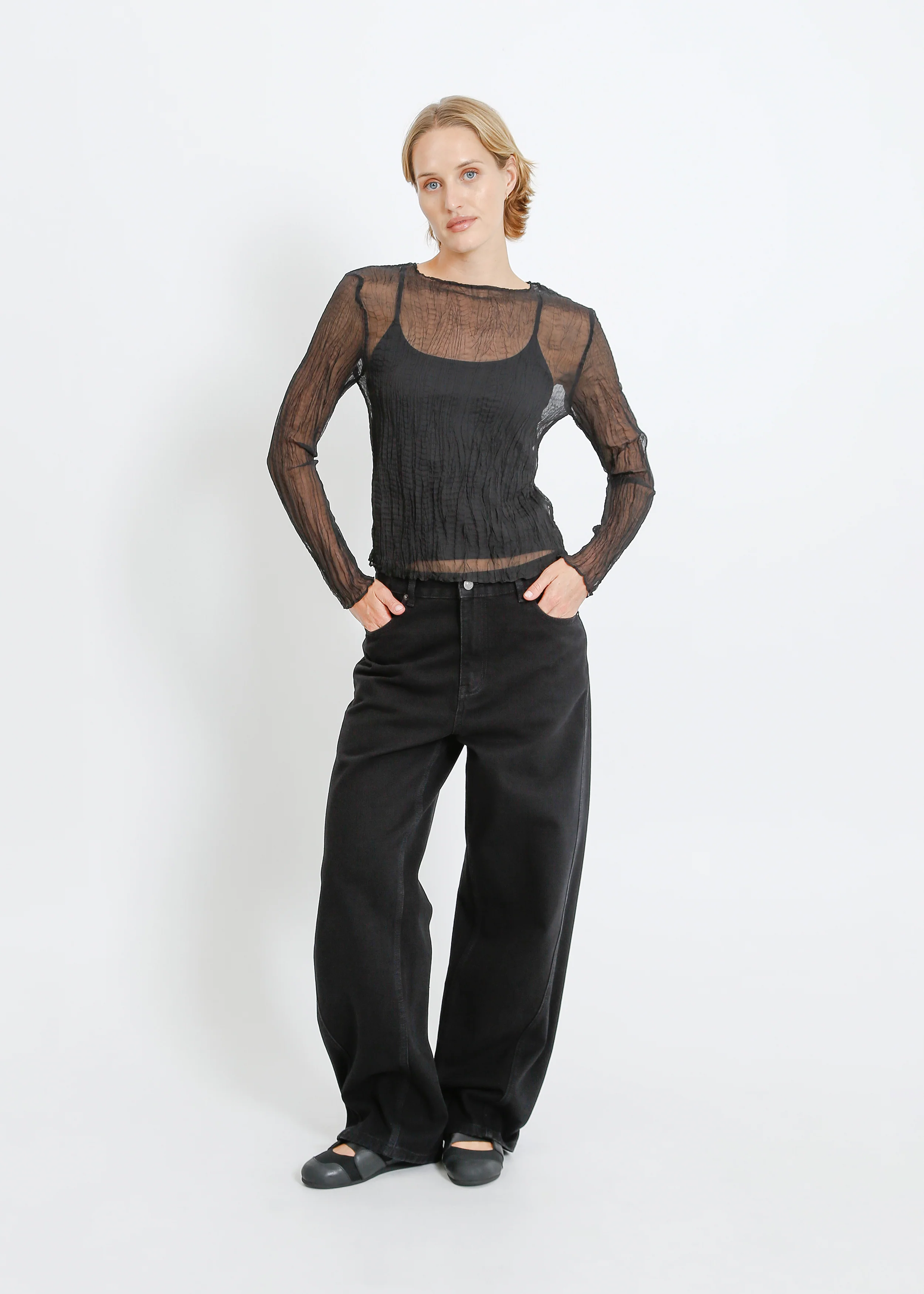Shaun Pleat Top / Onyx - Image 10