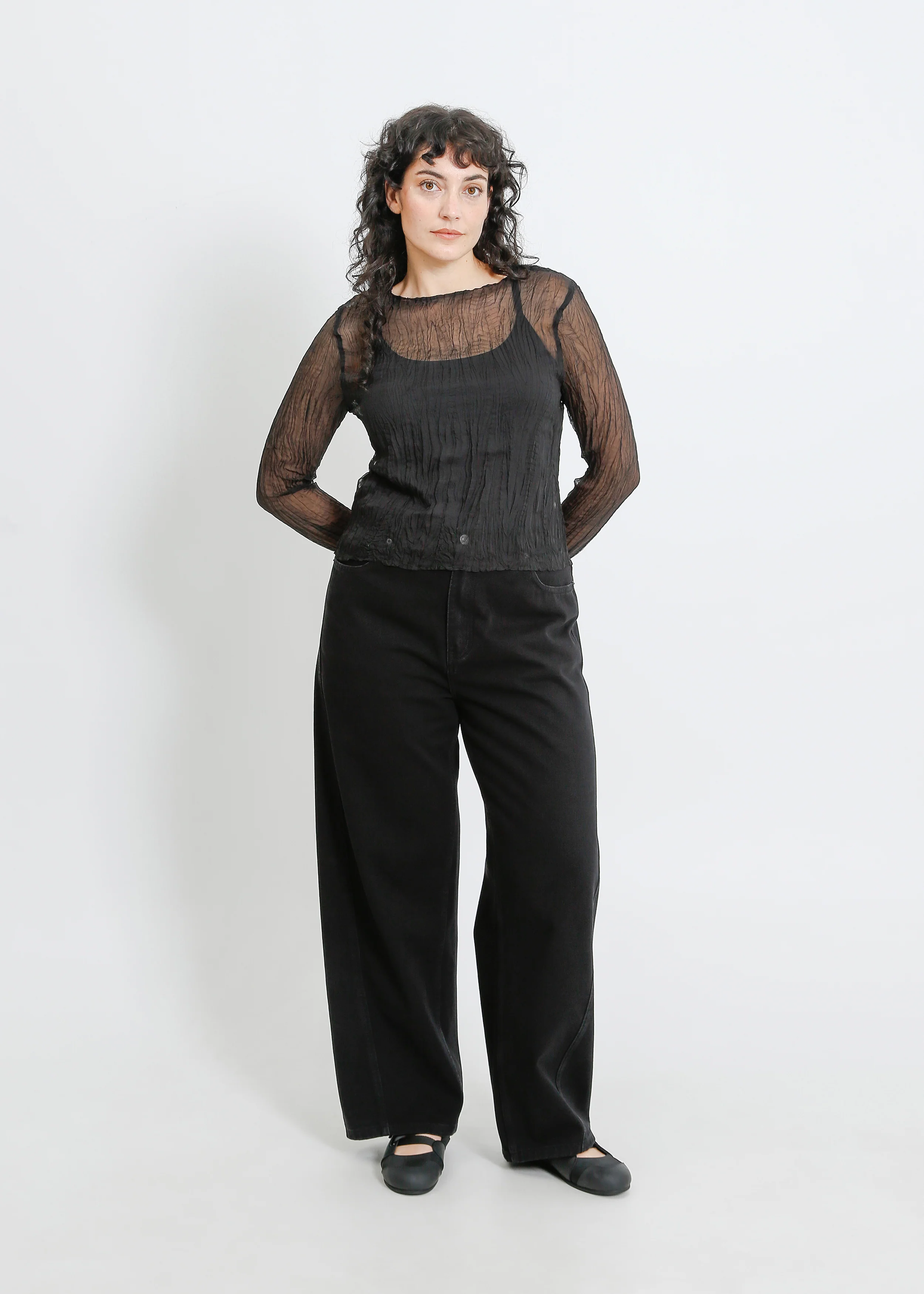 Shaun Pleat Top / Onyx - Image 5