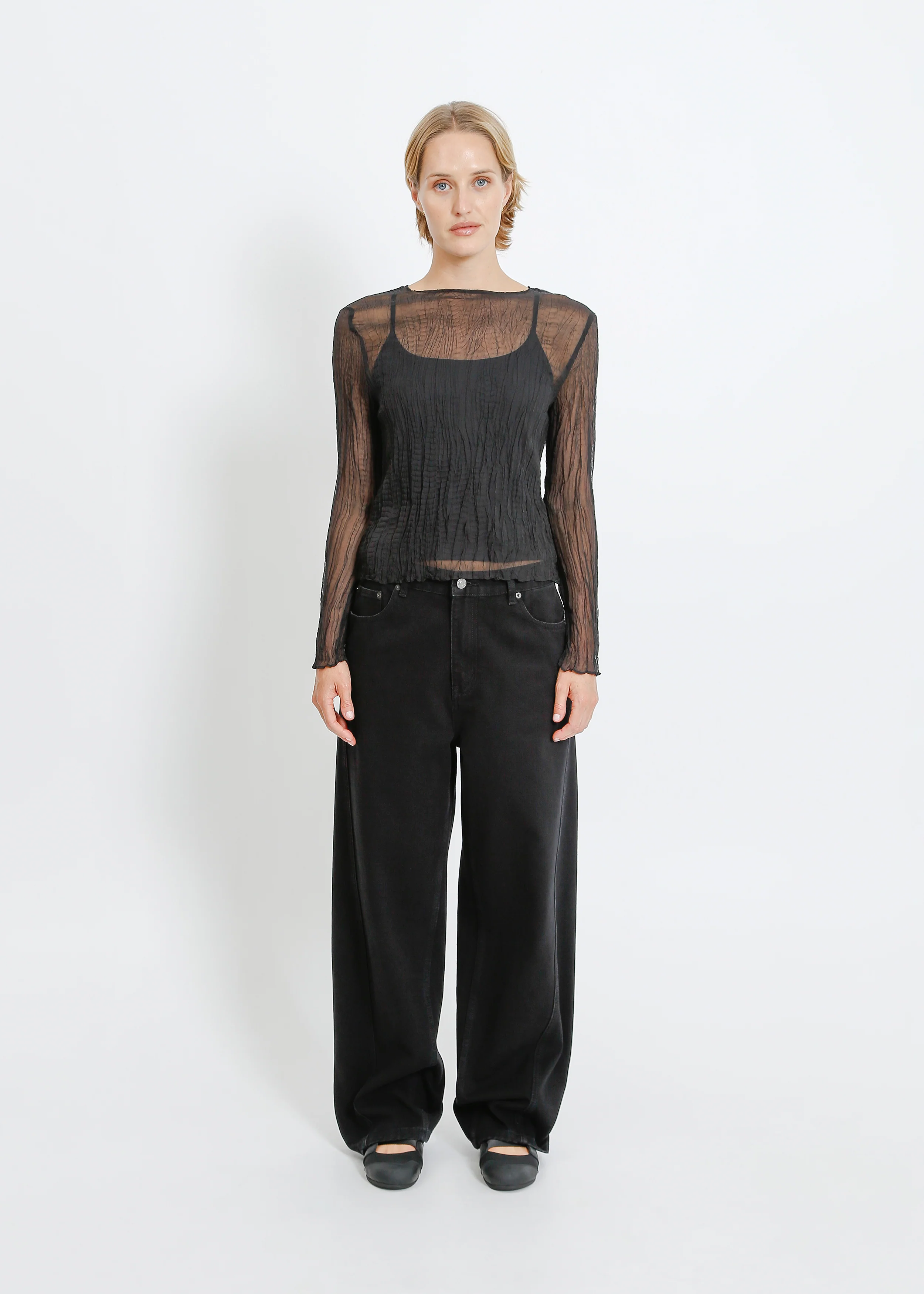 Shaun Pleat Top / Onyx - Image 6