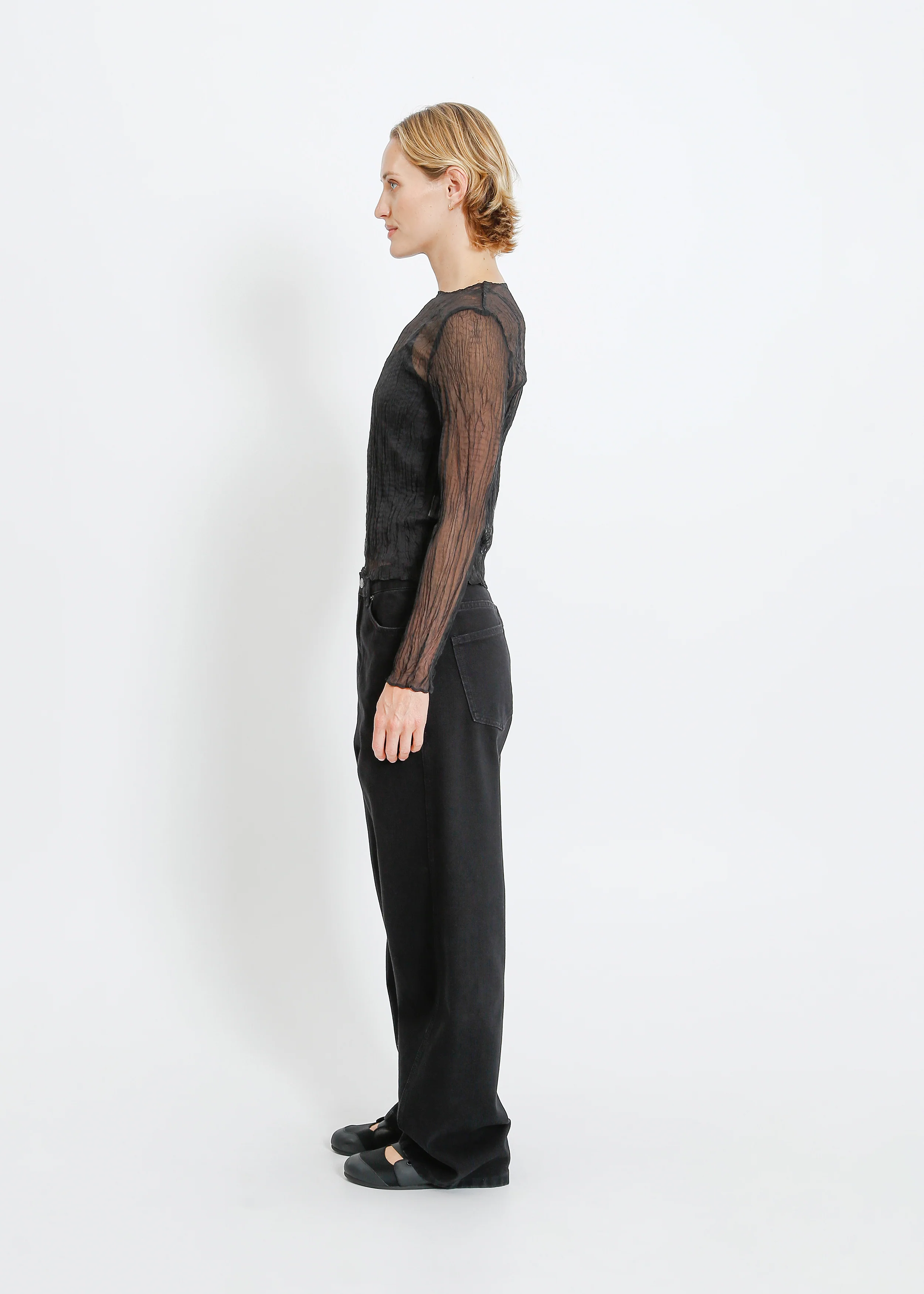 Shaun Pleat Top / Onyx - Image 8