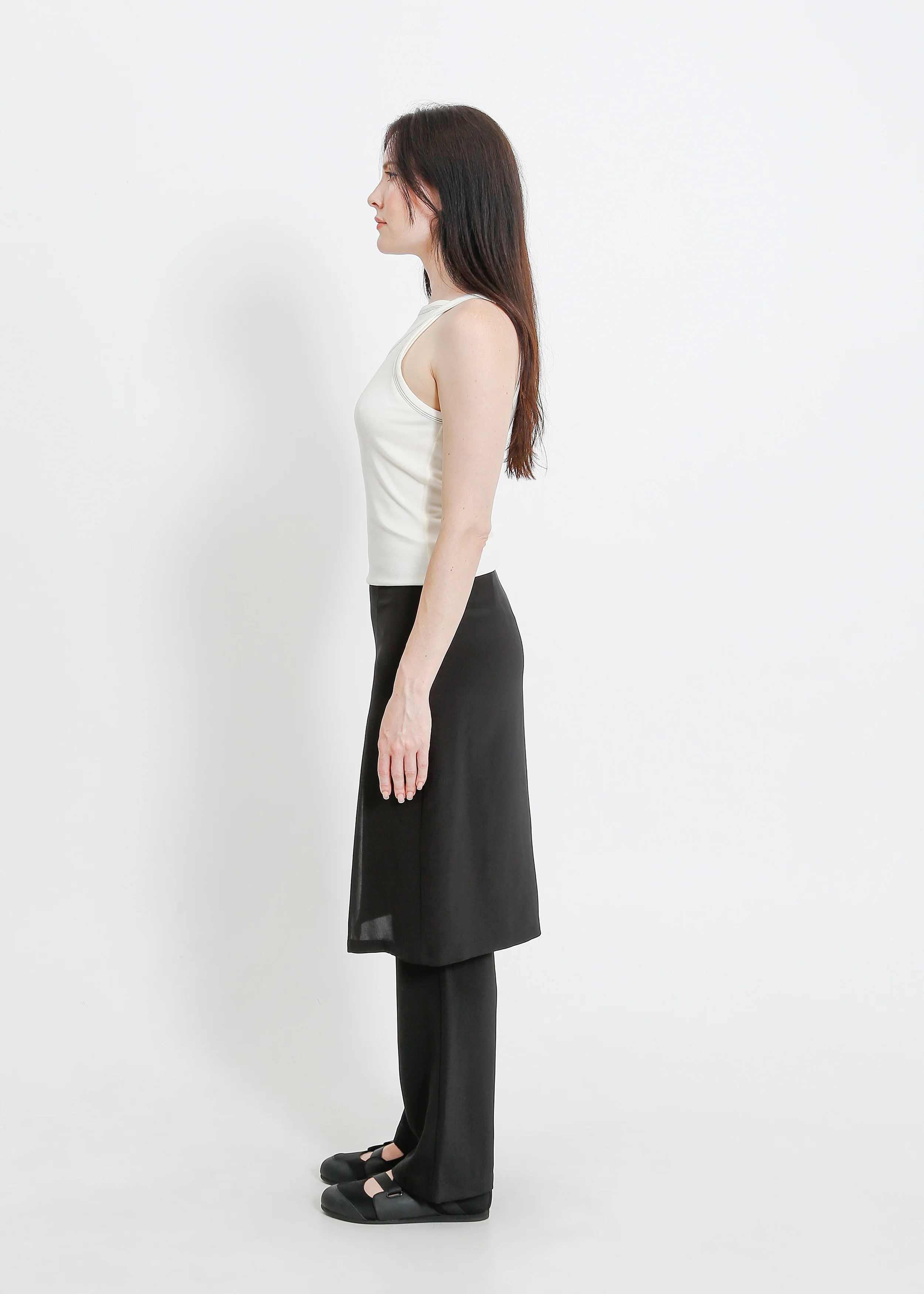 Sloane Pant Skirt / Black - Image 3