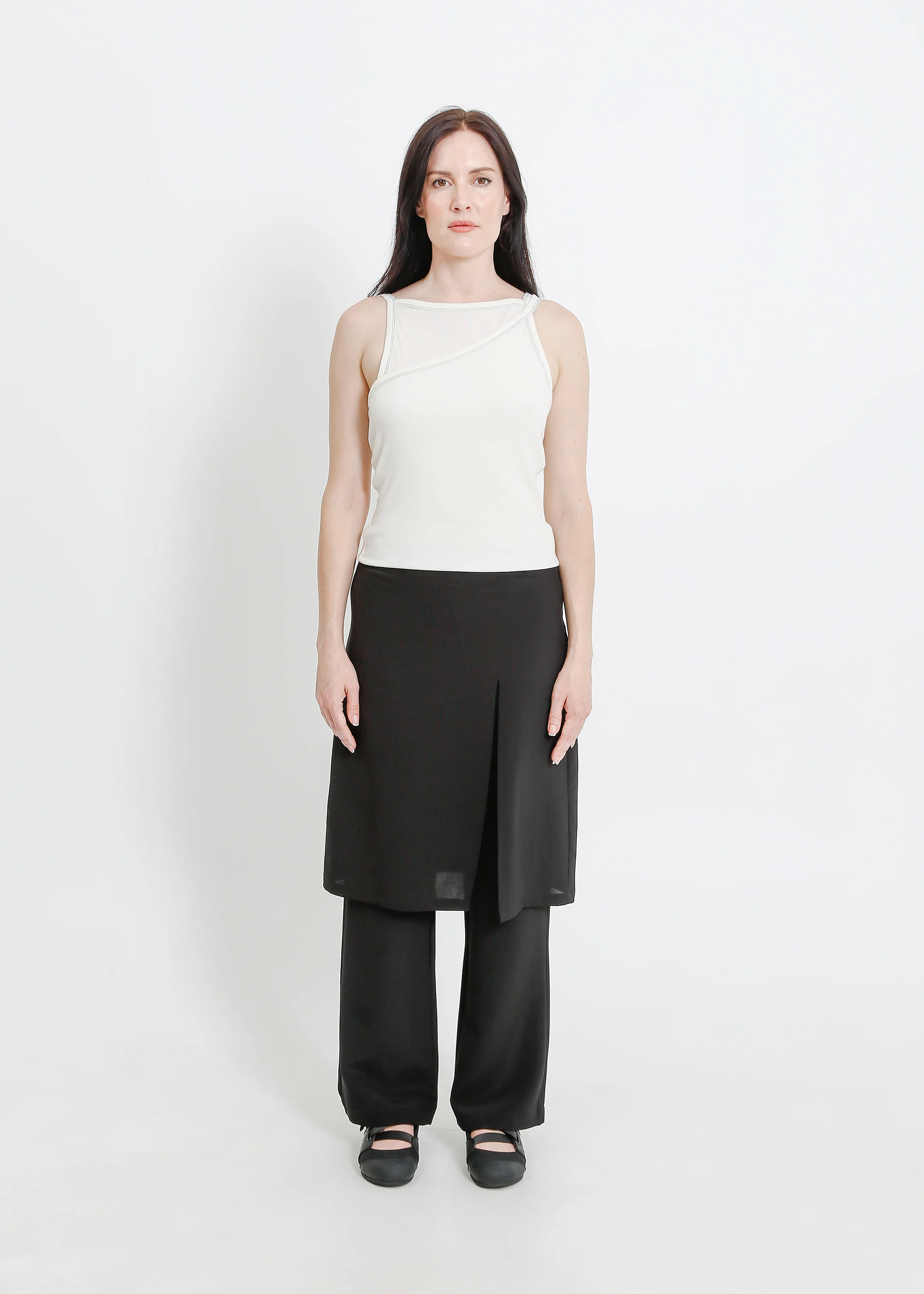 Sloane Pant Skirt / Black - Image 5