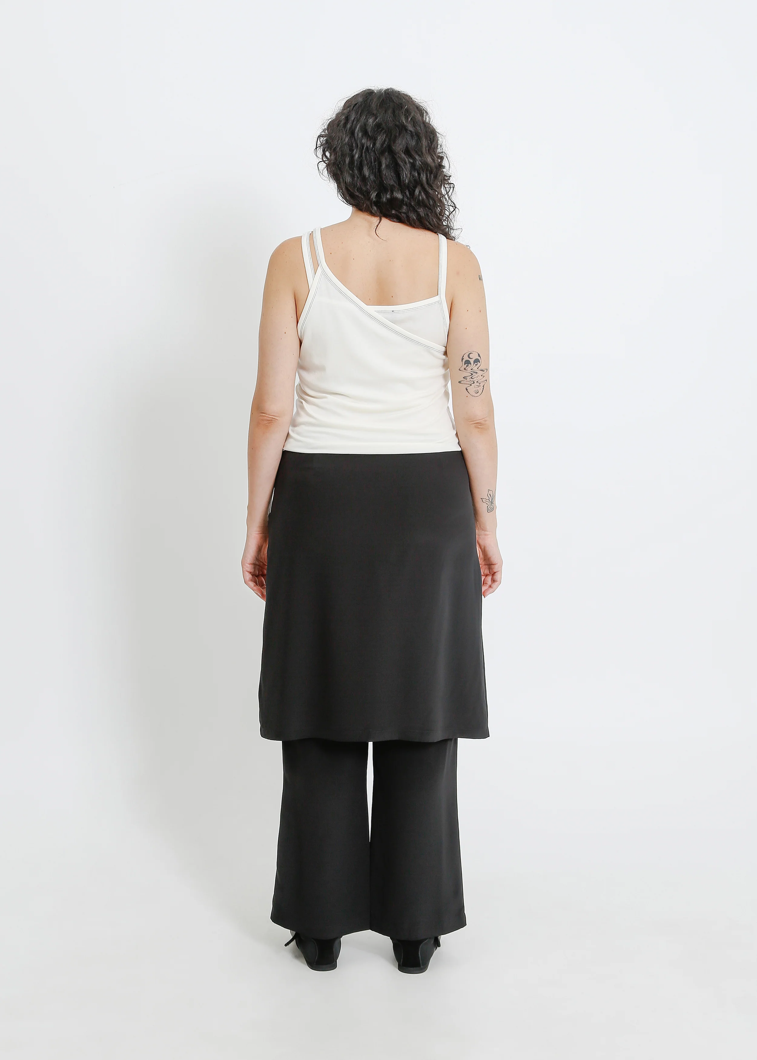 Sloane Pant Skirt / Black - Image 9