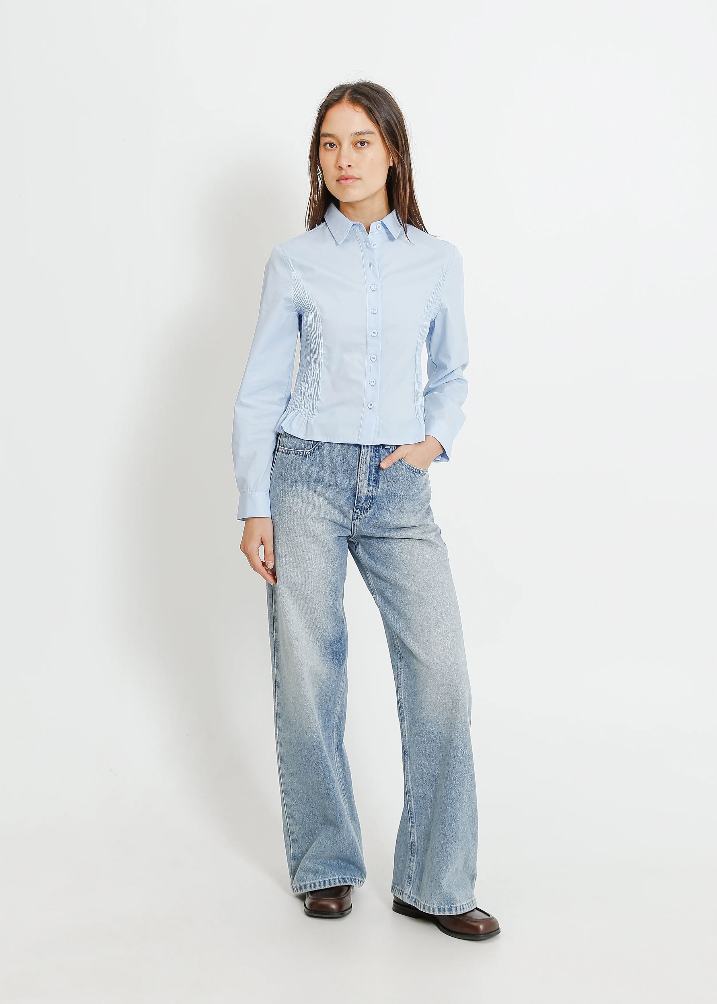 Tonya Shirt / Pale Blue - Image 5