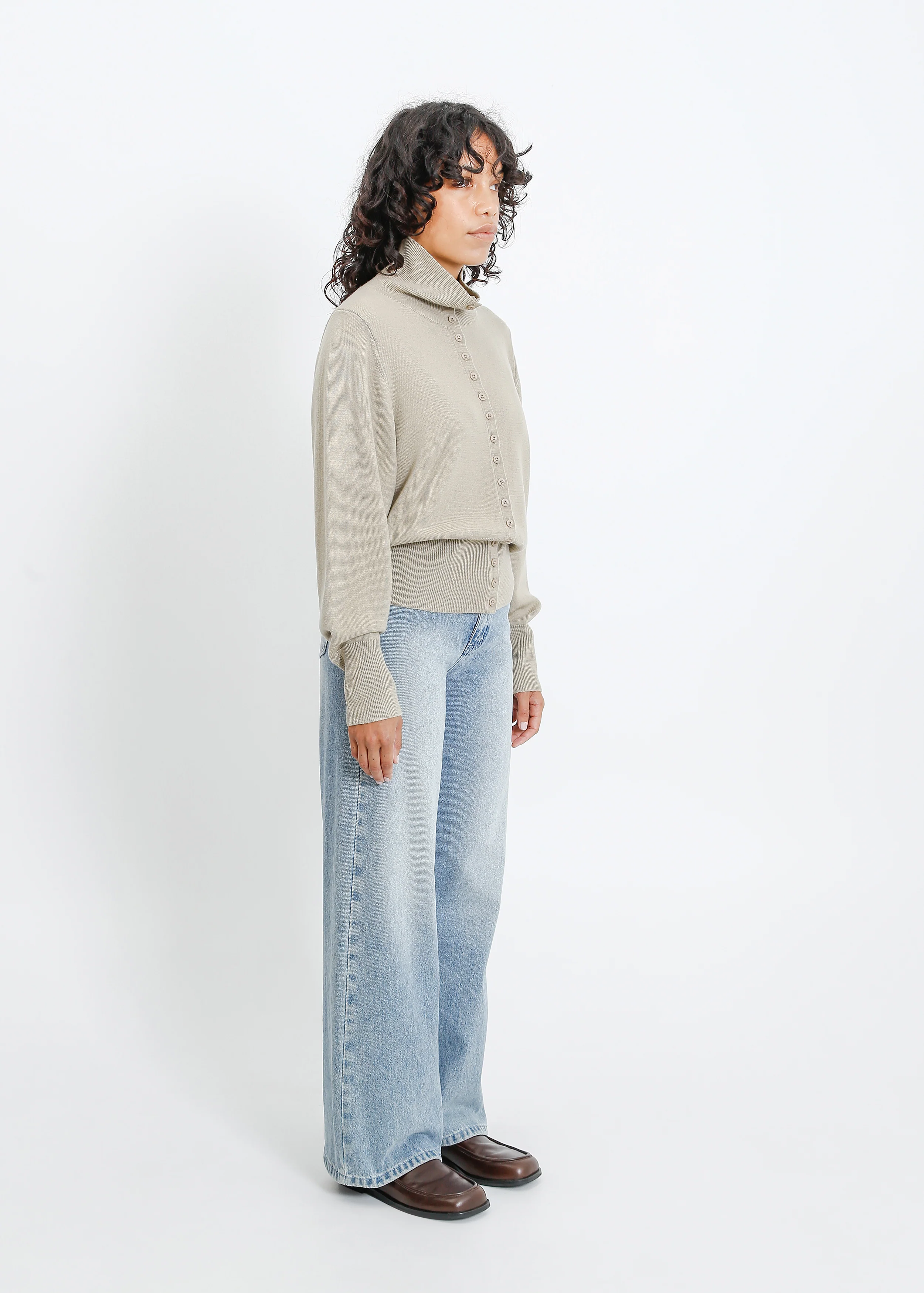 Valetta Knit Cardi / Moss - Image 4