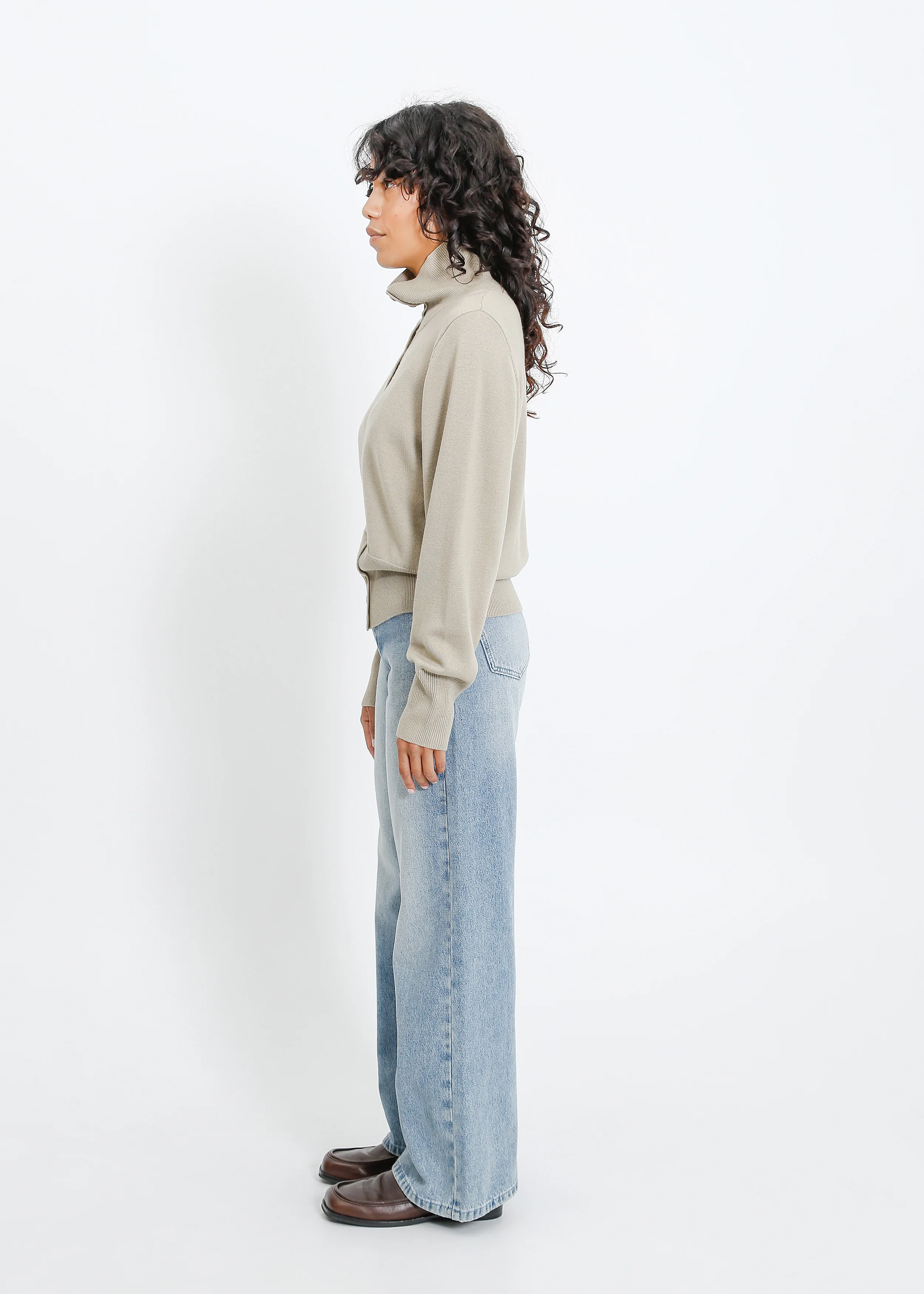Valetta Knit Cardi / Moss - Image 5