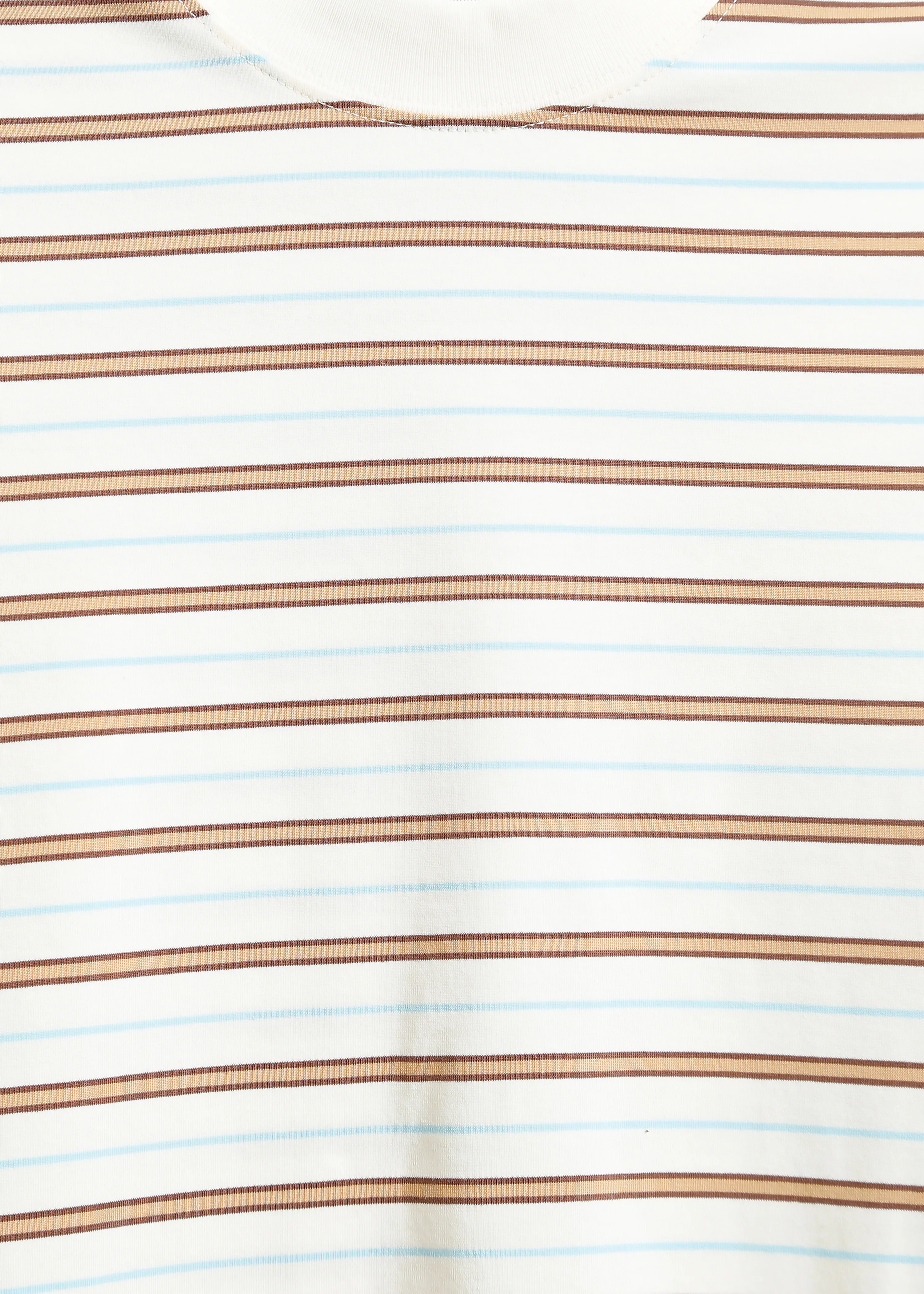 Weaver Long Sleeve Tee / Cream-Brown-Blue - Image 11