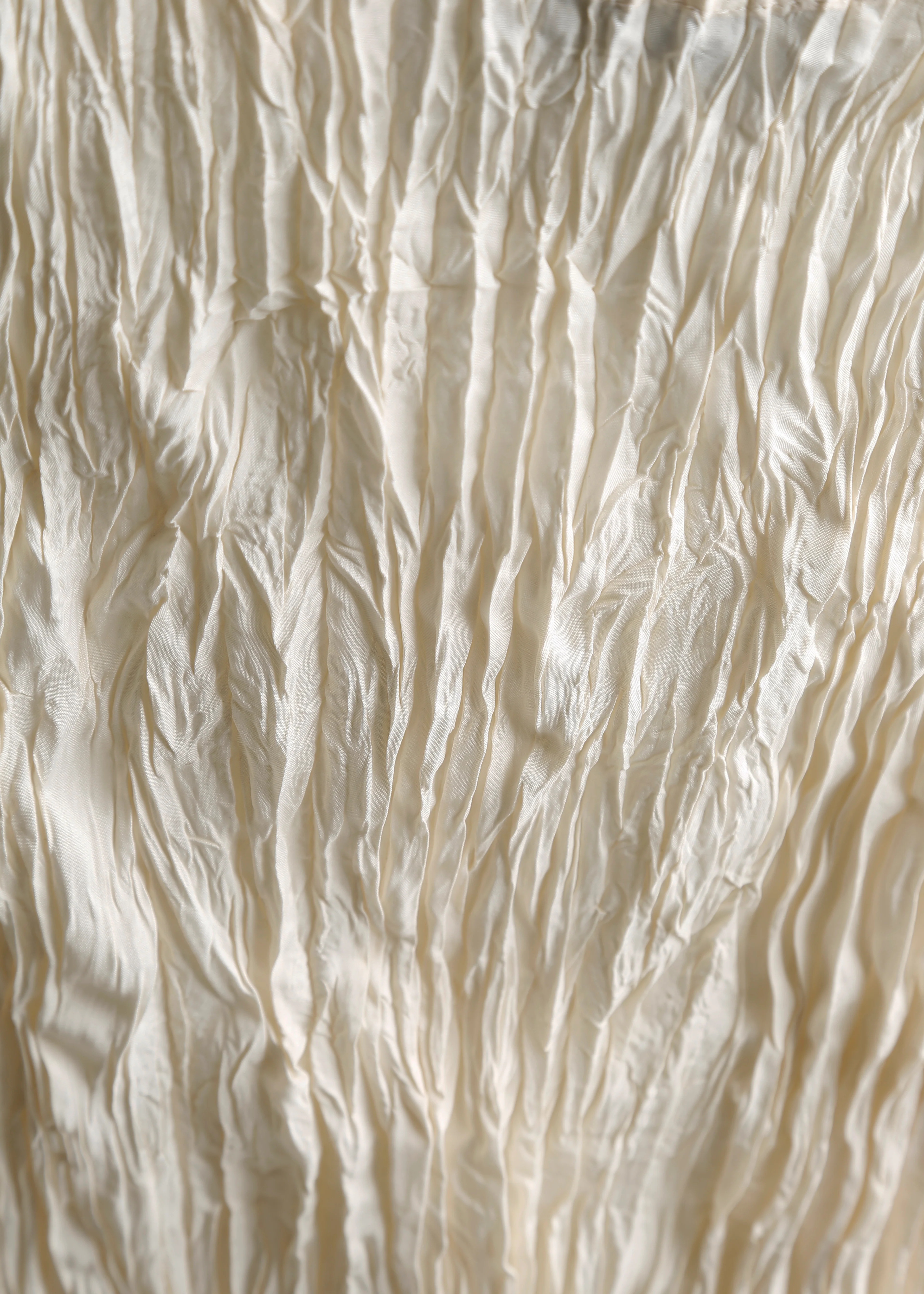 Wesley Pleat Tank / Cream - Image 11