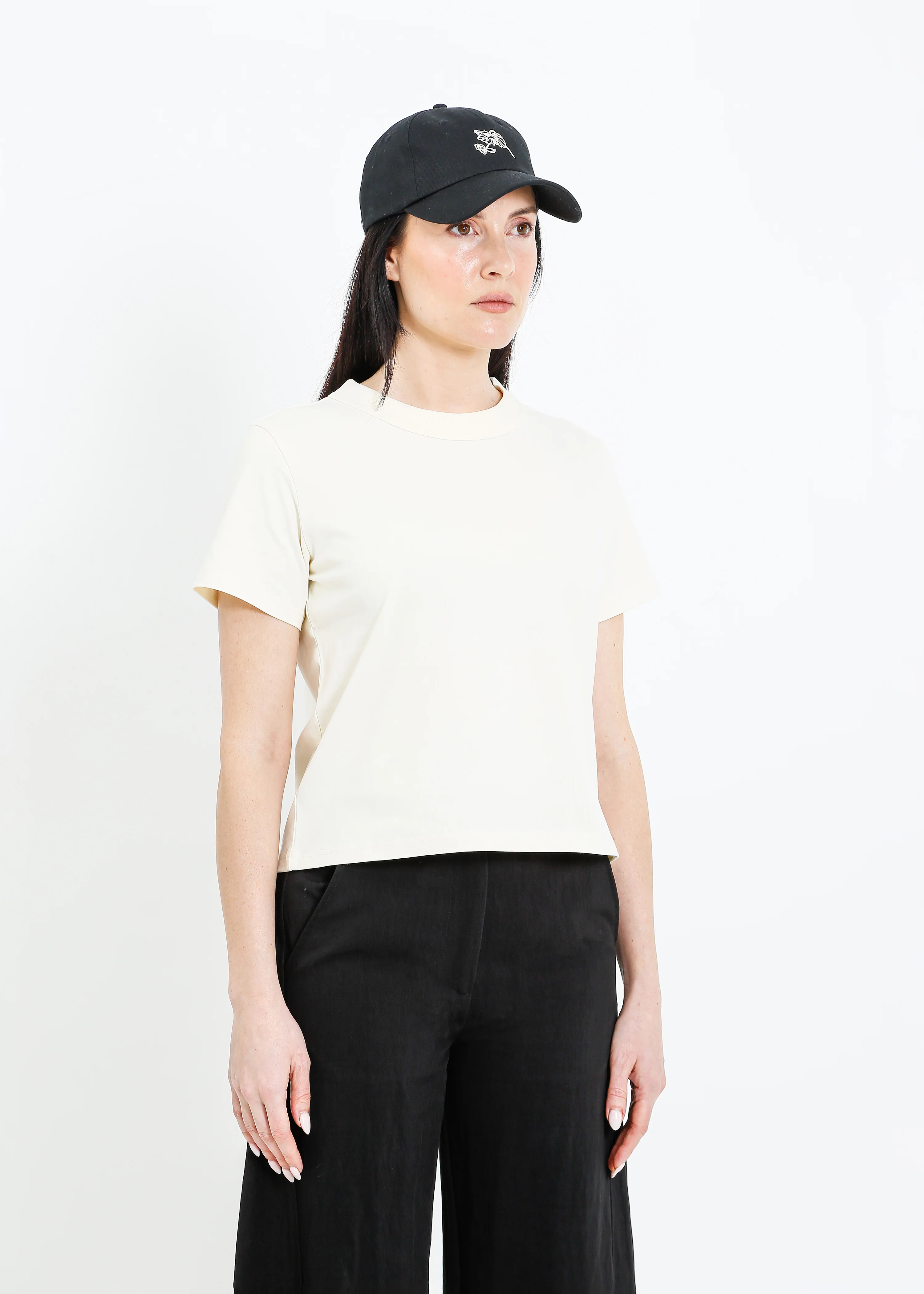 Yuki Cap / Black-Cream - Image 4