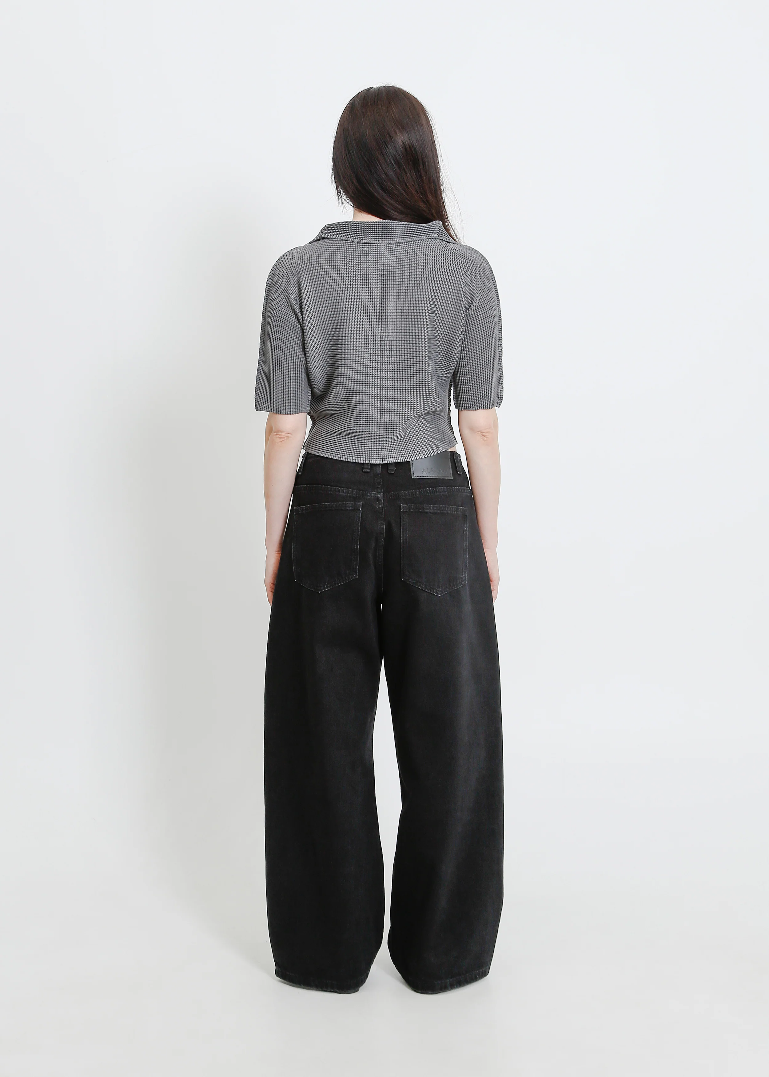 Zia Pleat Bolero / Graphite - Image 4