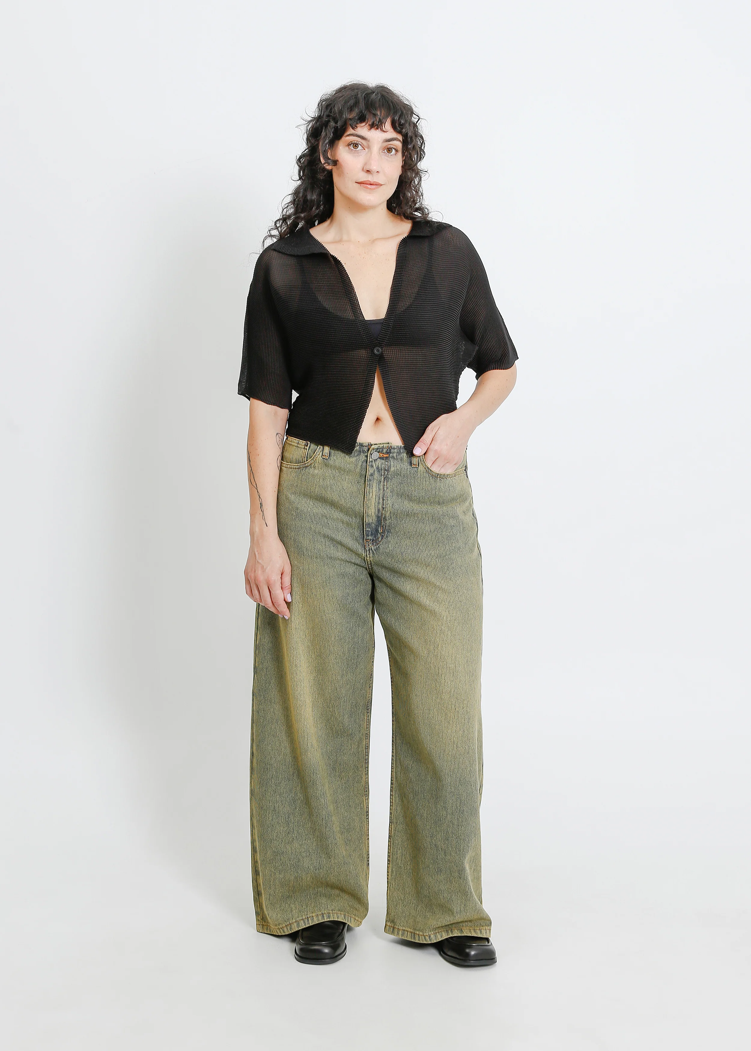 Zia Pleat Bolero / Onyx - Image 10