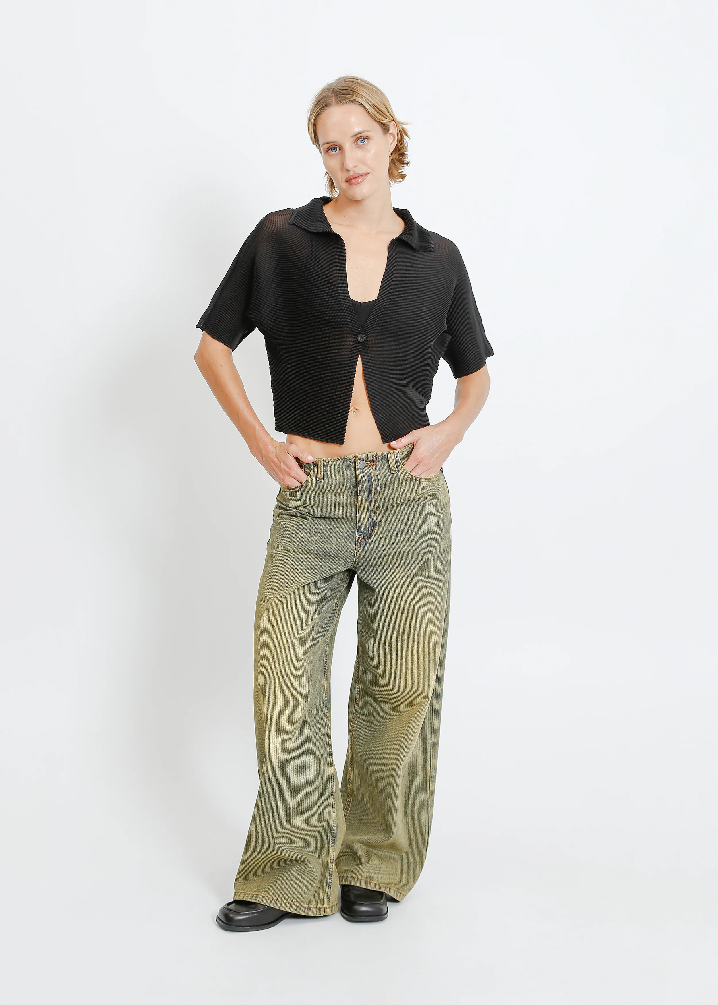 Zia Pleat Bolero / Onyx - Image 5