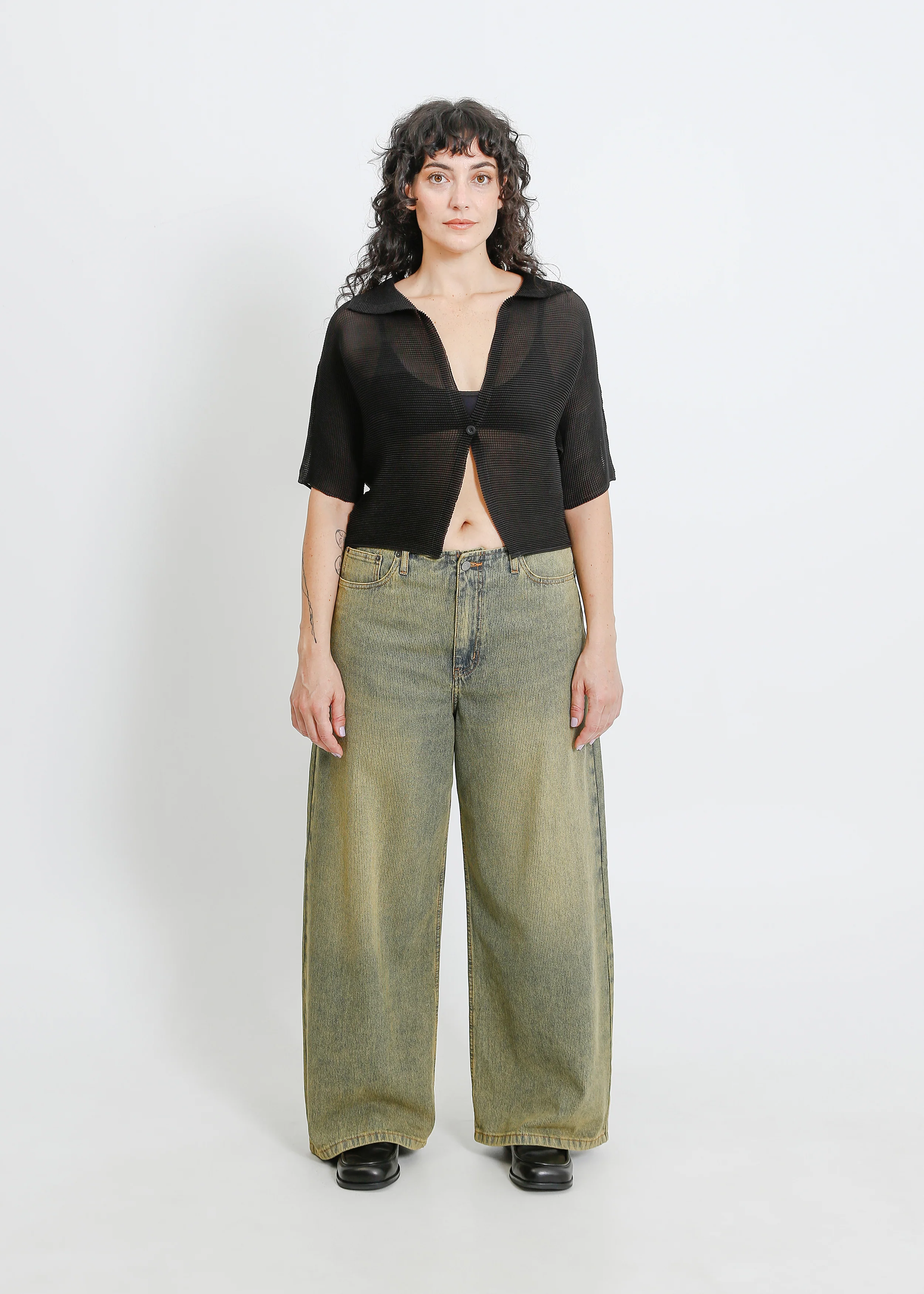 Zia Pleat Bolero / Onyx - Image 6